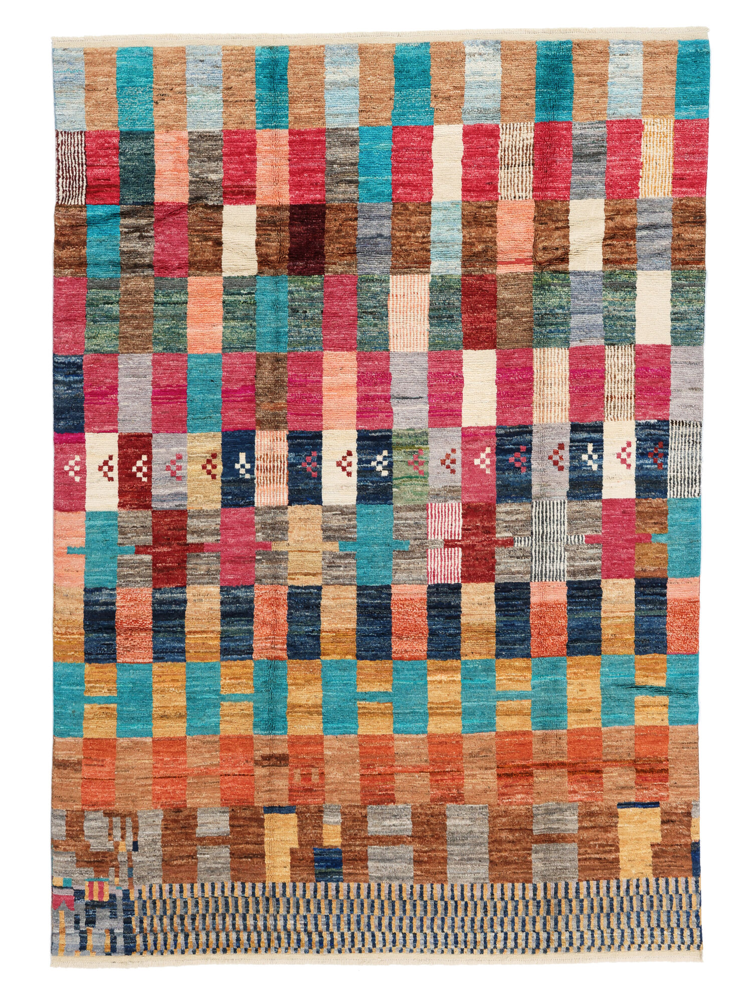 Berber Colourful Matta 201x283