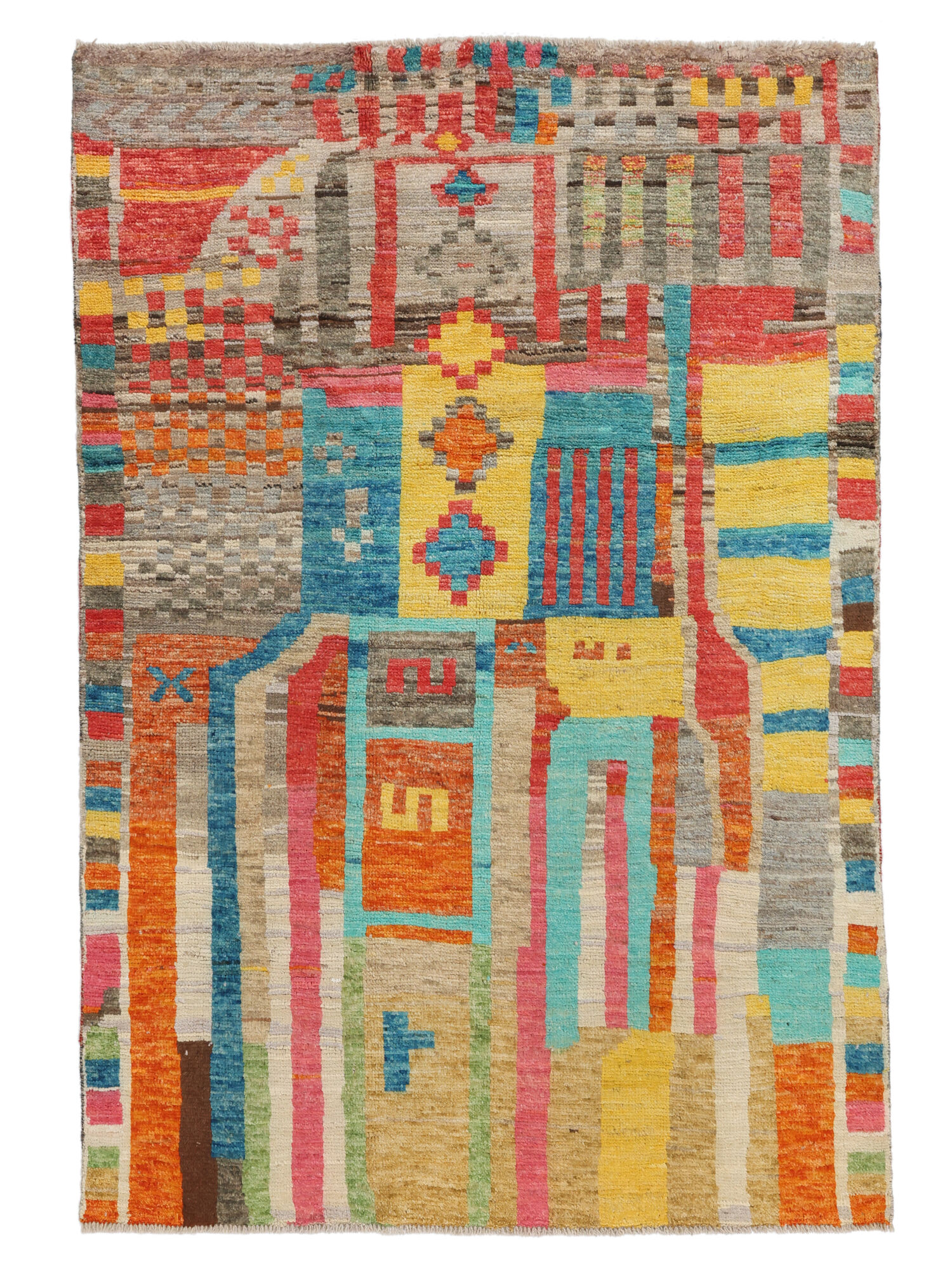 Berber Colourful Matta 122x181