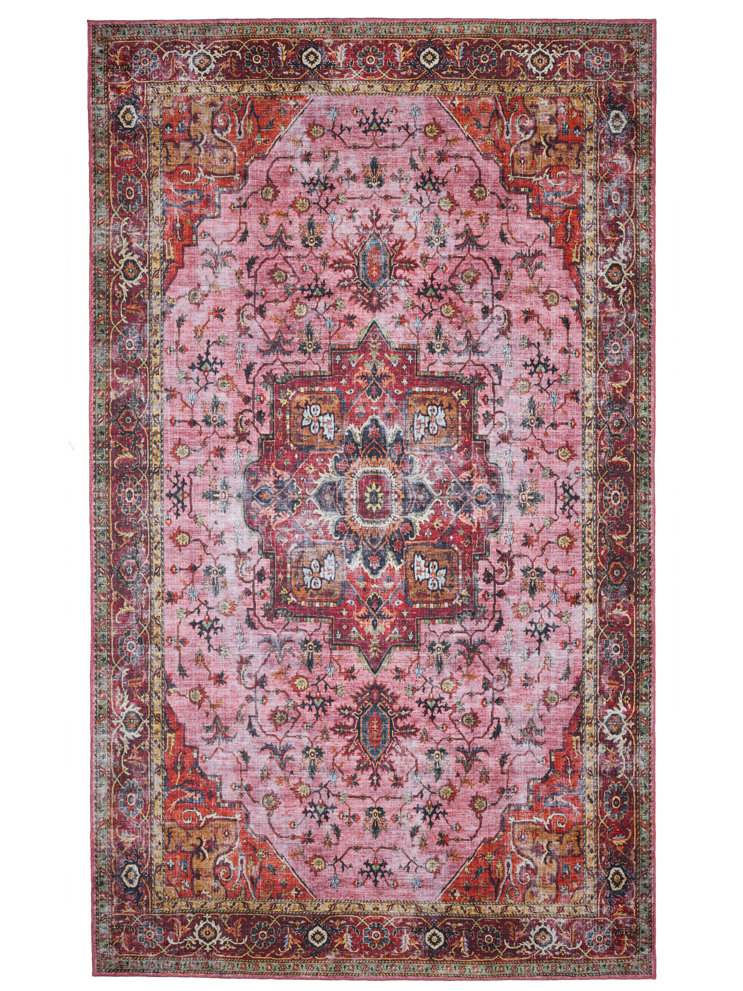 Georgia Oriental Teppich – Rot / Rosa 300×500