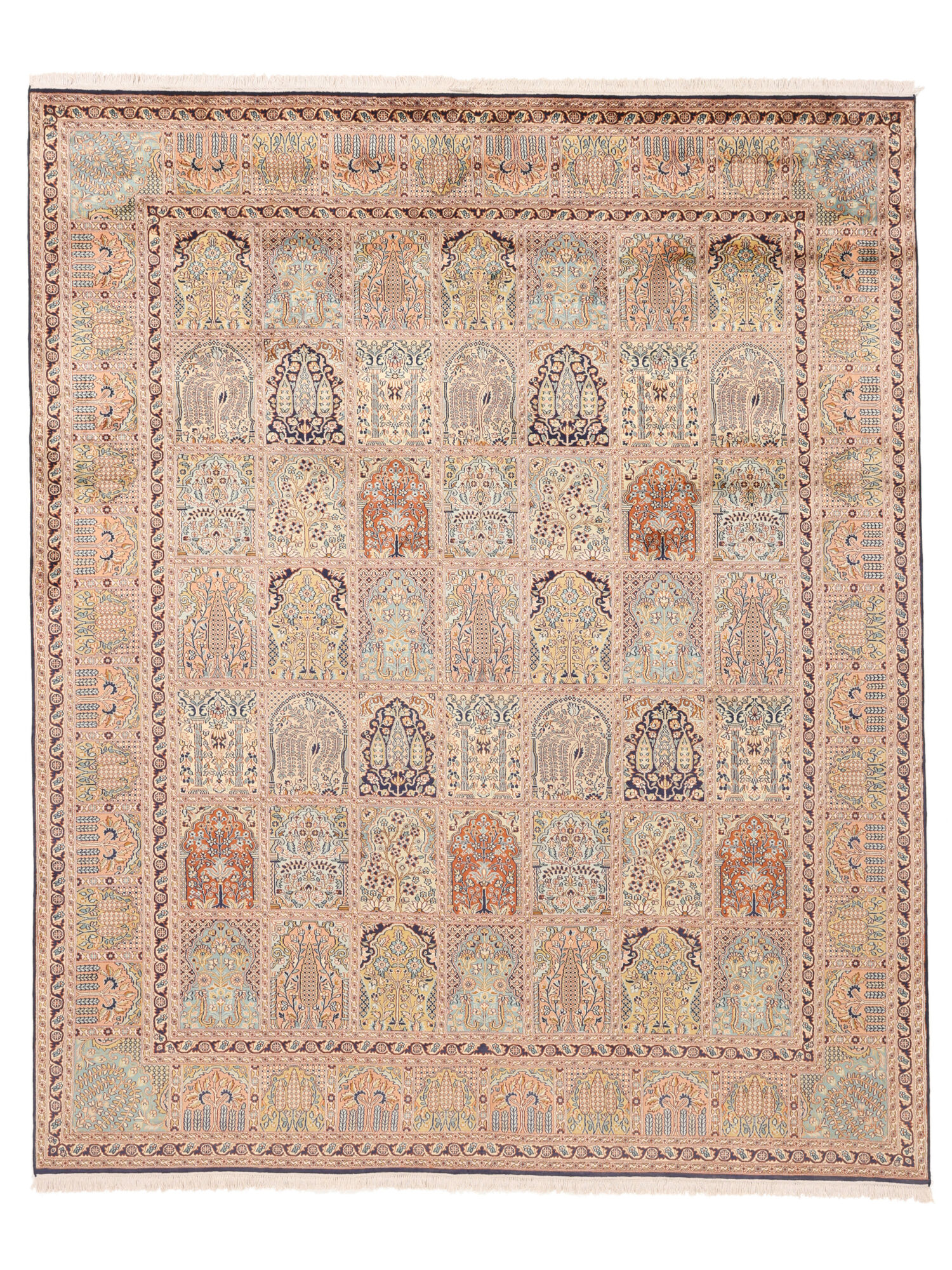Kashmir äkta silke Matta 247x300