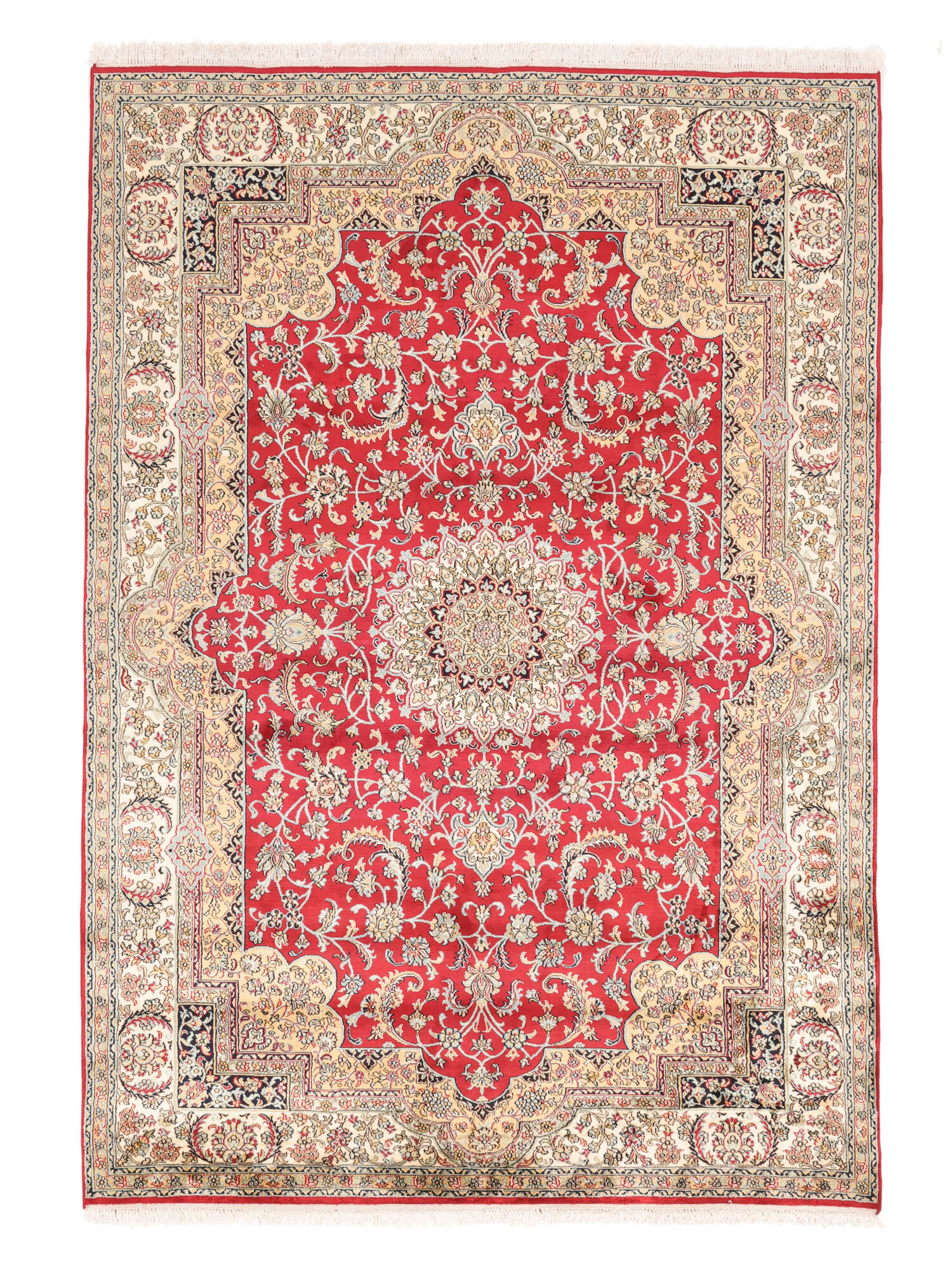Kashmir äkta silke Matta 155x221