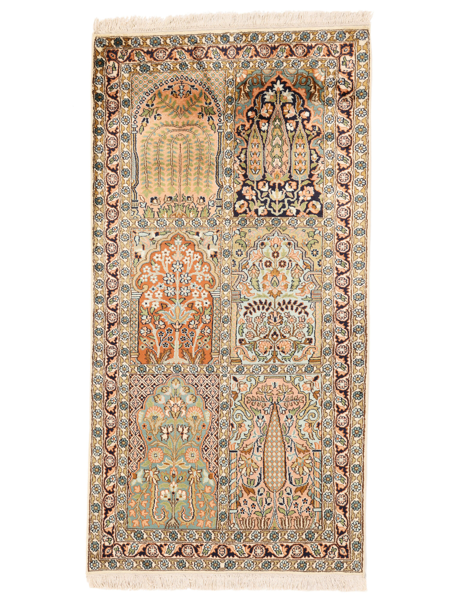 Kashmir äkta silke Matta 77x149