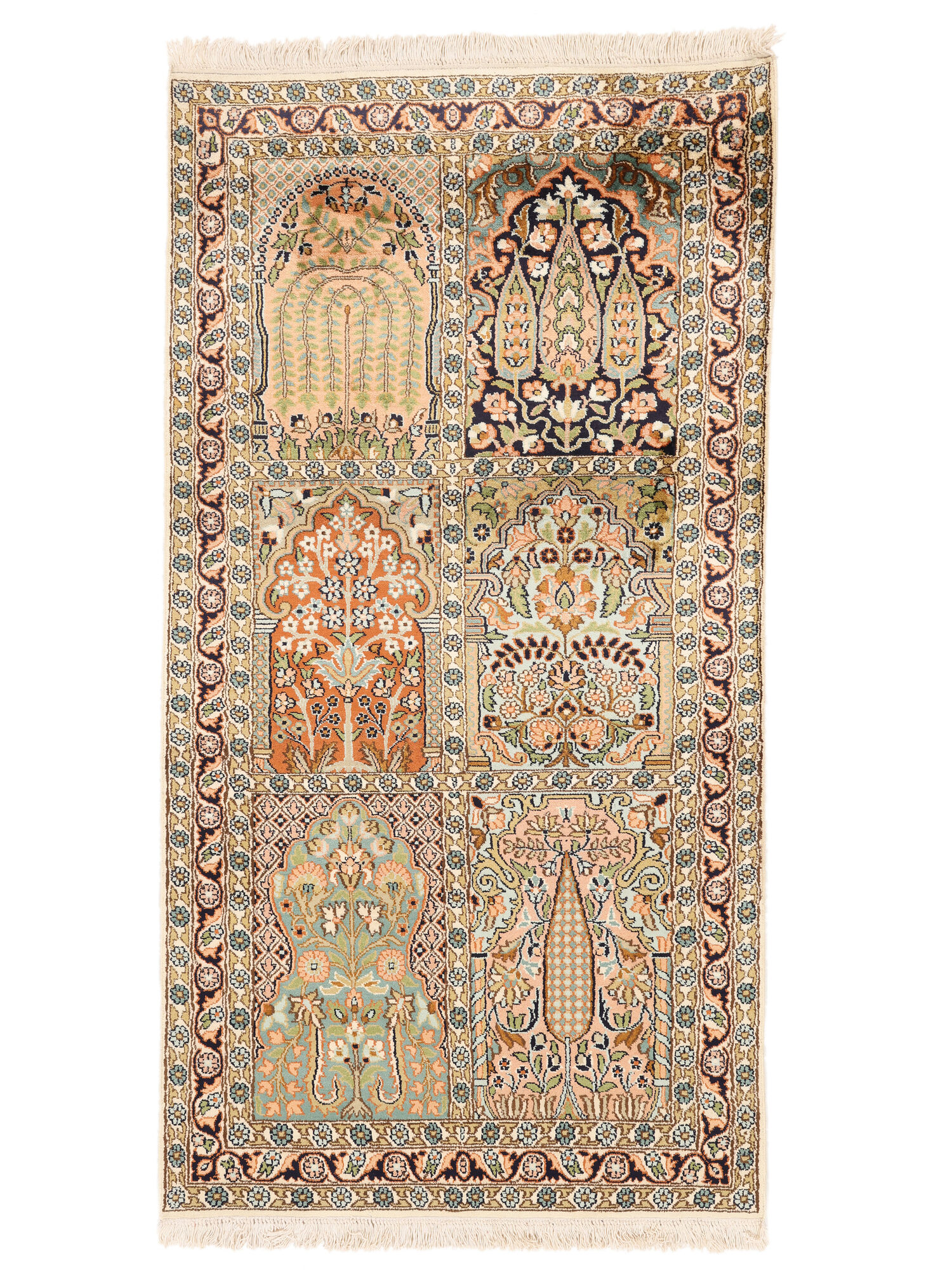 Kashmir äkta silke Matta 79x150