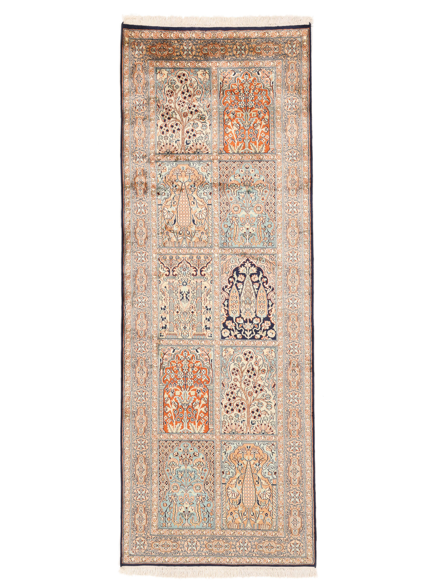 Kashmir äkta silke Matta 79x219