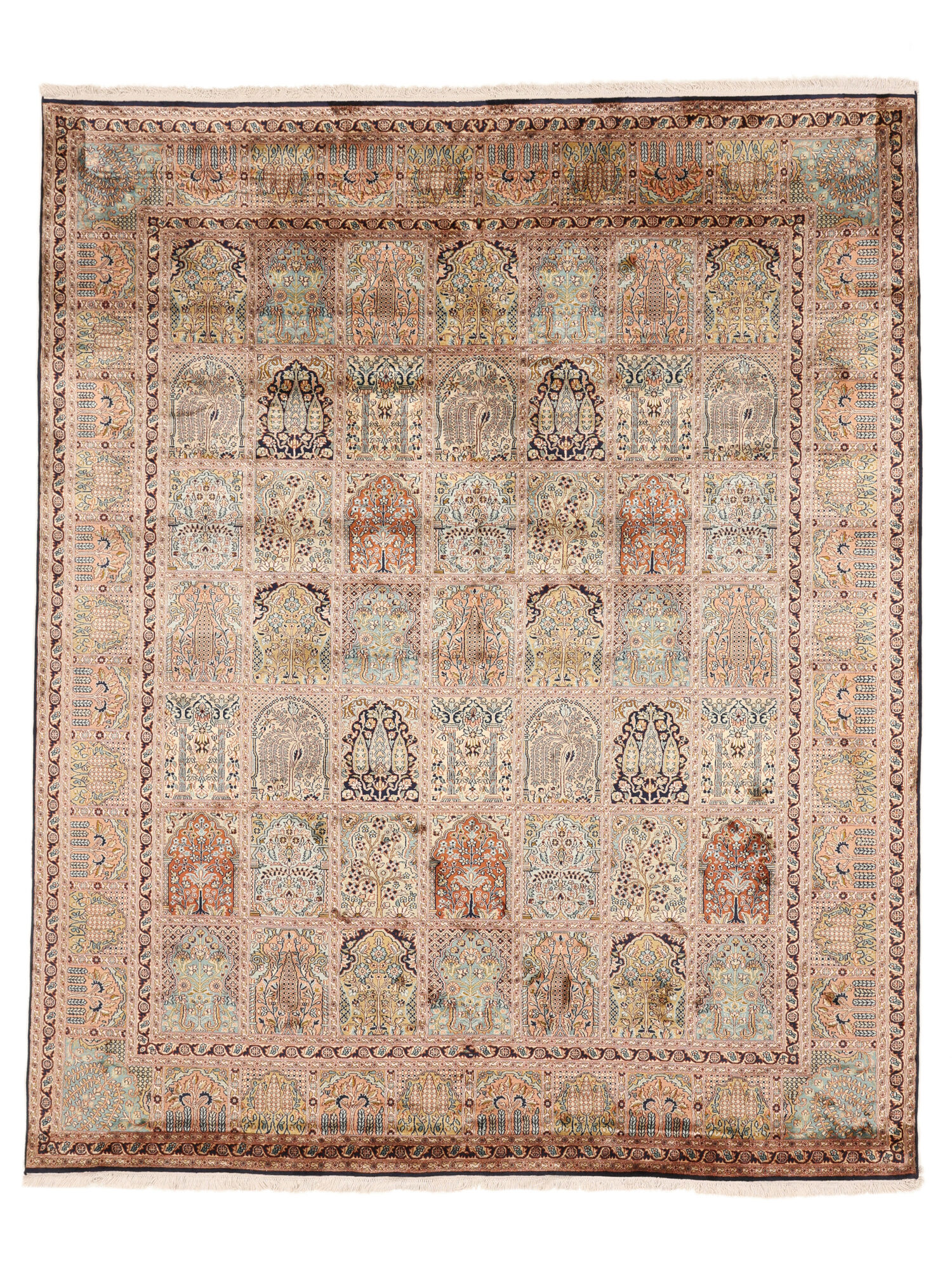 Kashmir äkta silke Matta 246x297