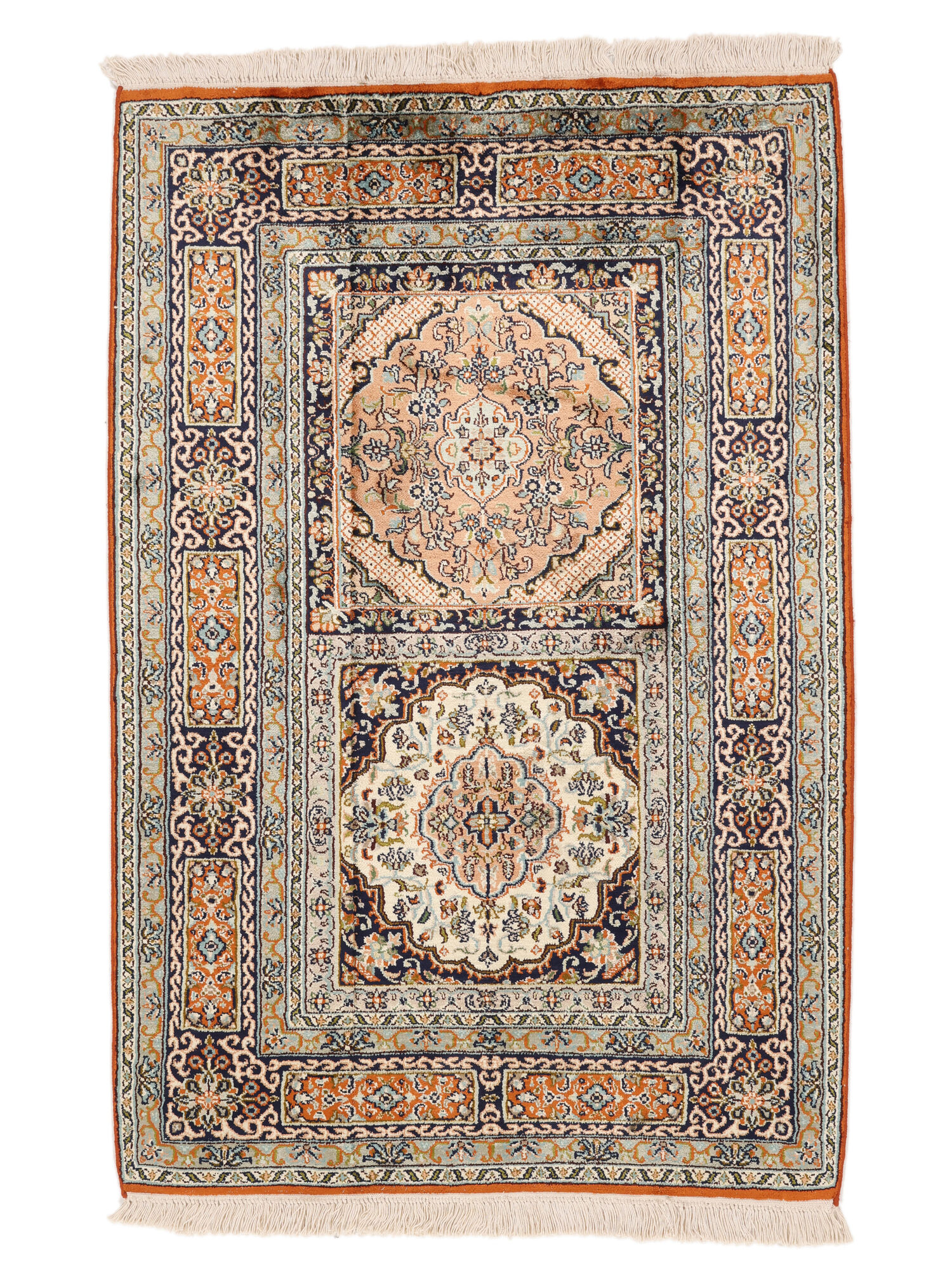 Kashmir äkta silke Matta 82x123