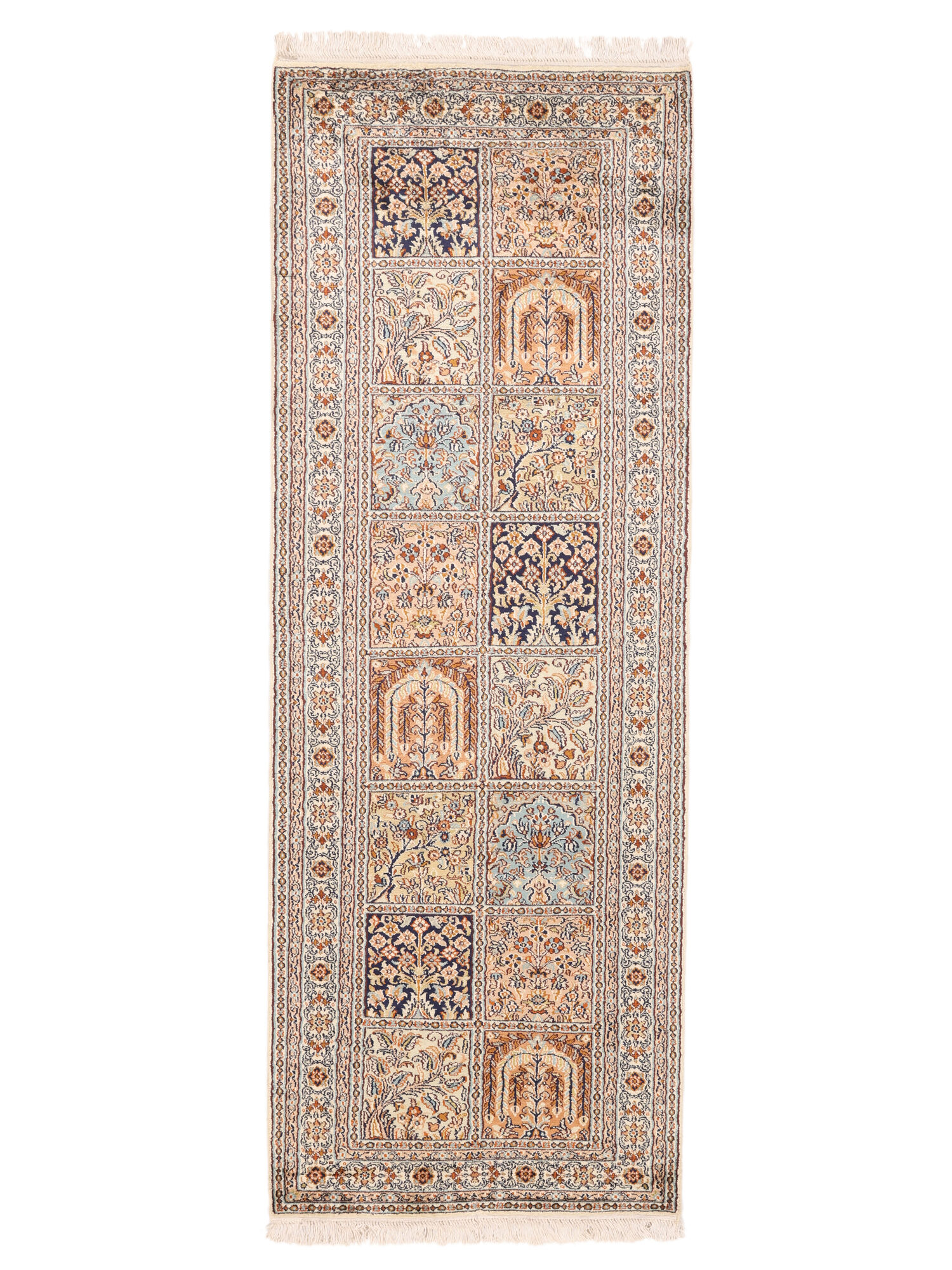 Kashmir äkta silke Matta 64x176