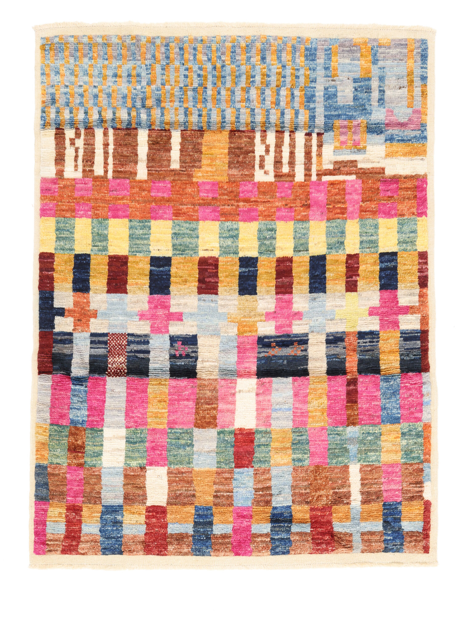 Berber Colourful Matta 127x165
