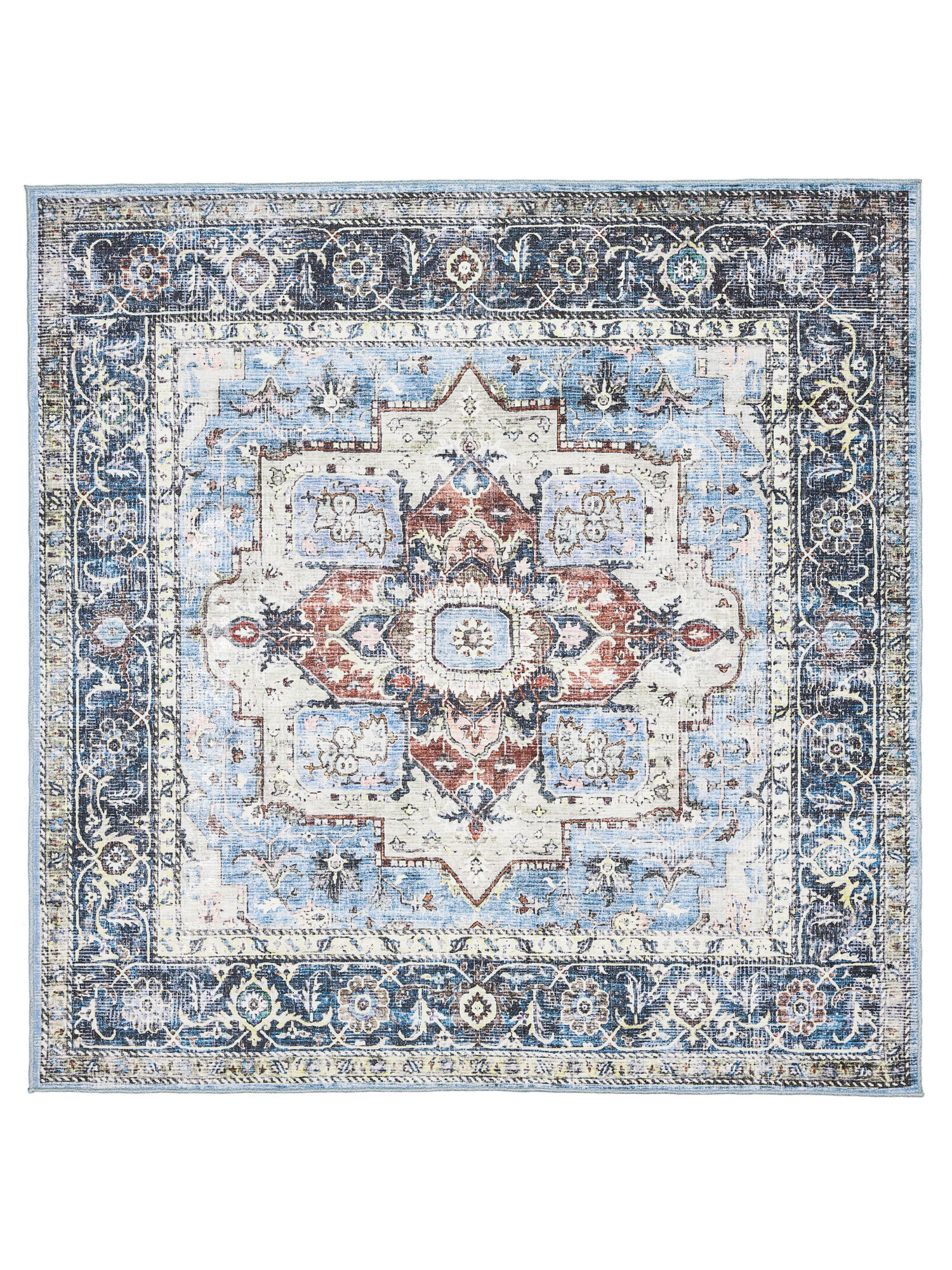 Georgia Oriental Matta - Blå / Flerfärgad 240x240