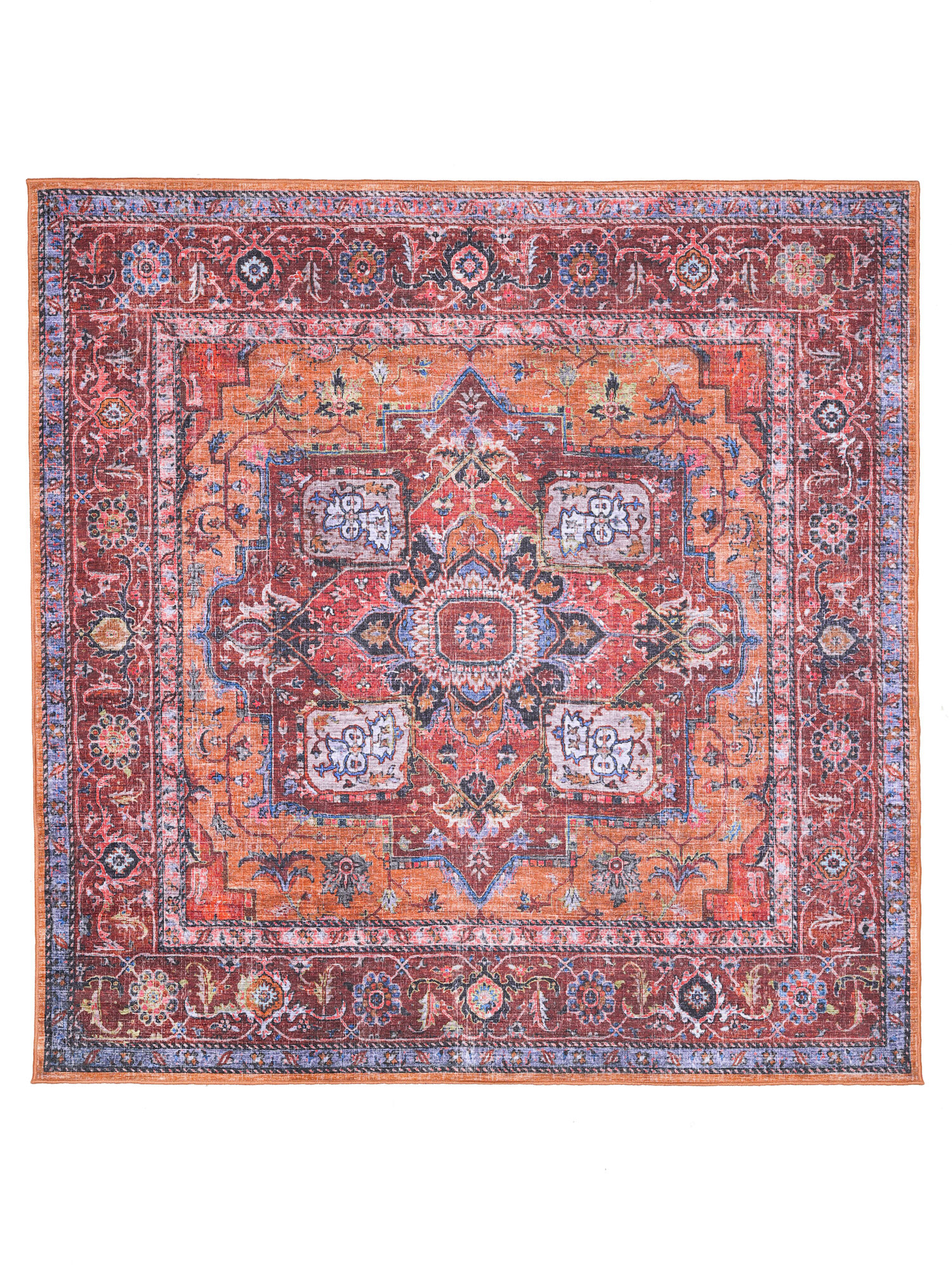 Georgia Oriental Matta - Röd / Blå 240x240