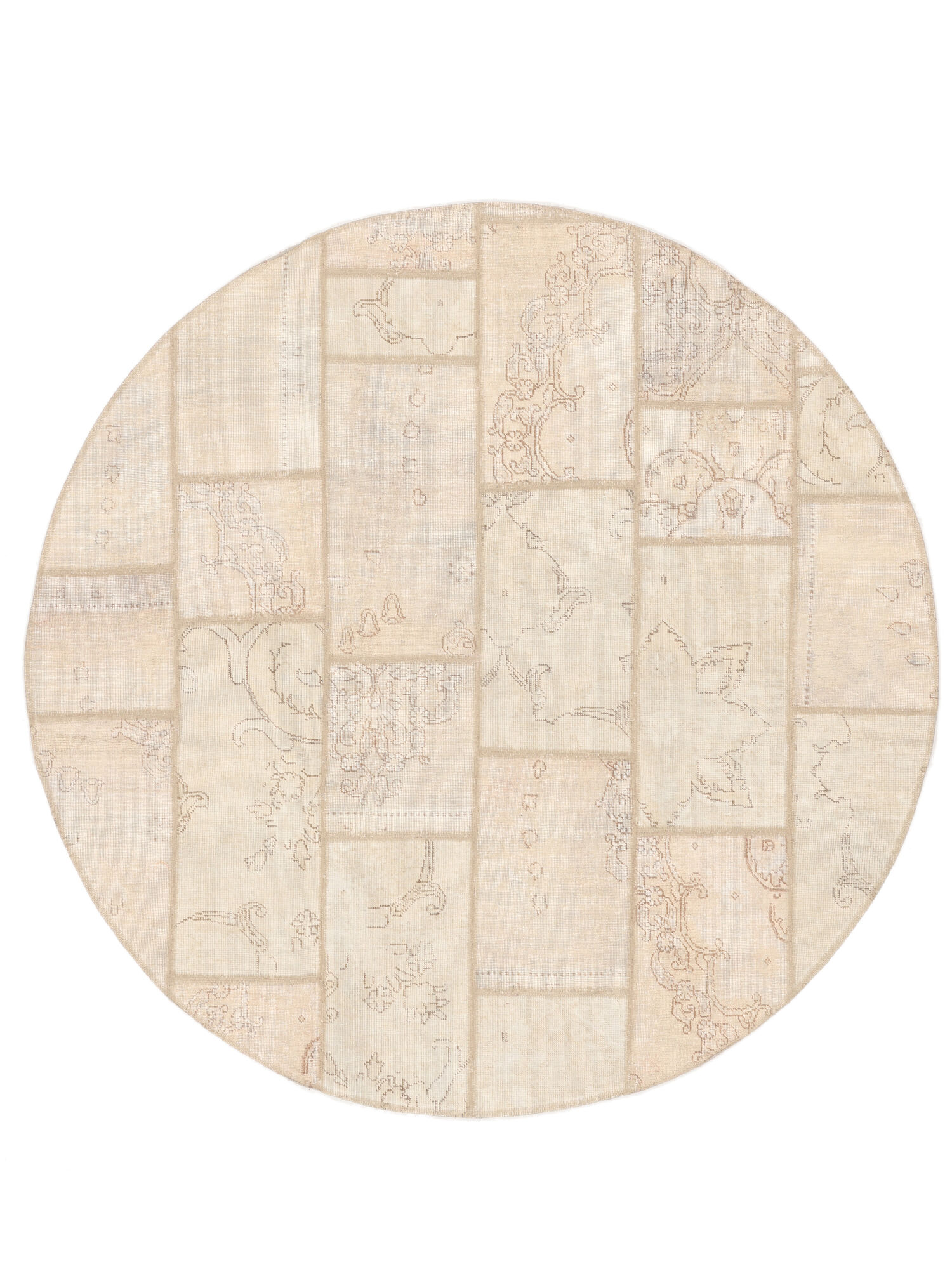 Patchwork Matta Ø 200