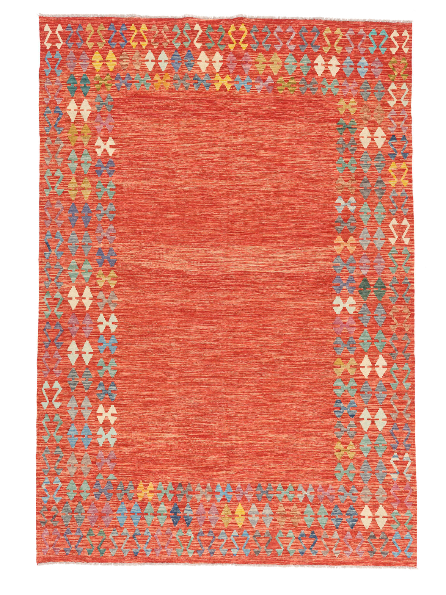 Kelim Afghan Old Stil Teppich 202×298