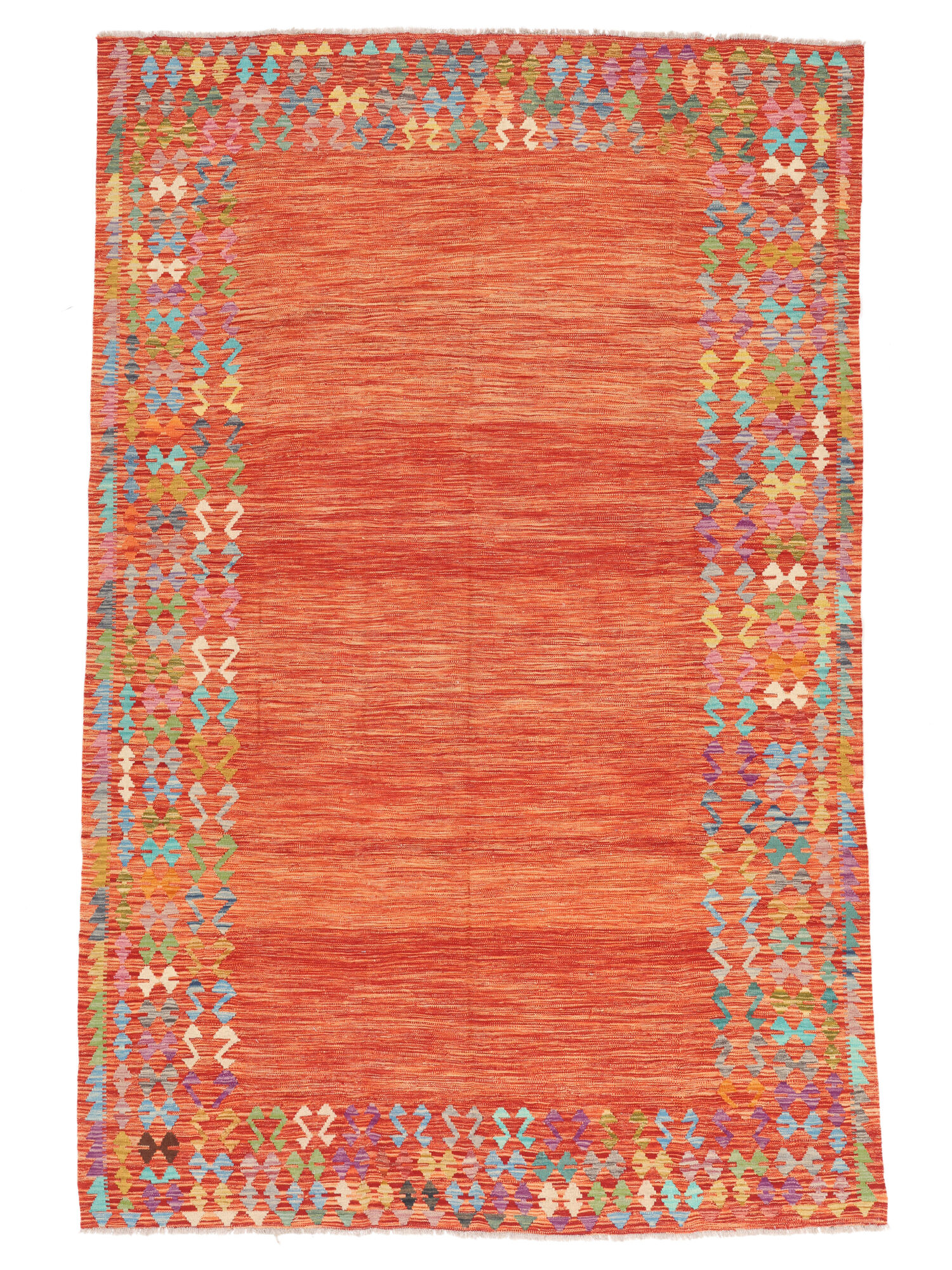 Kelim Afghan Old Stil Teppich 195×298