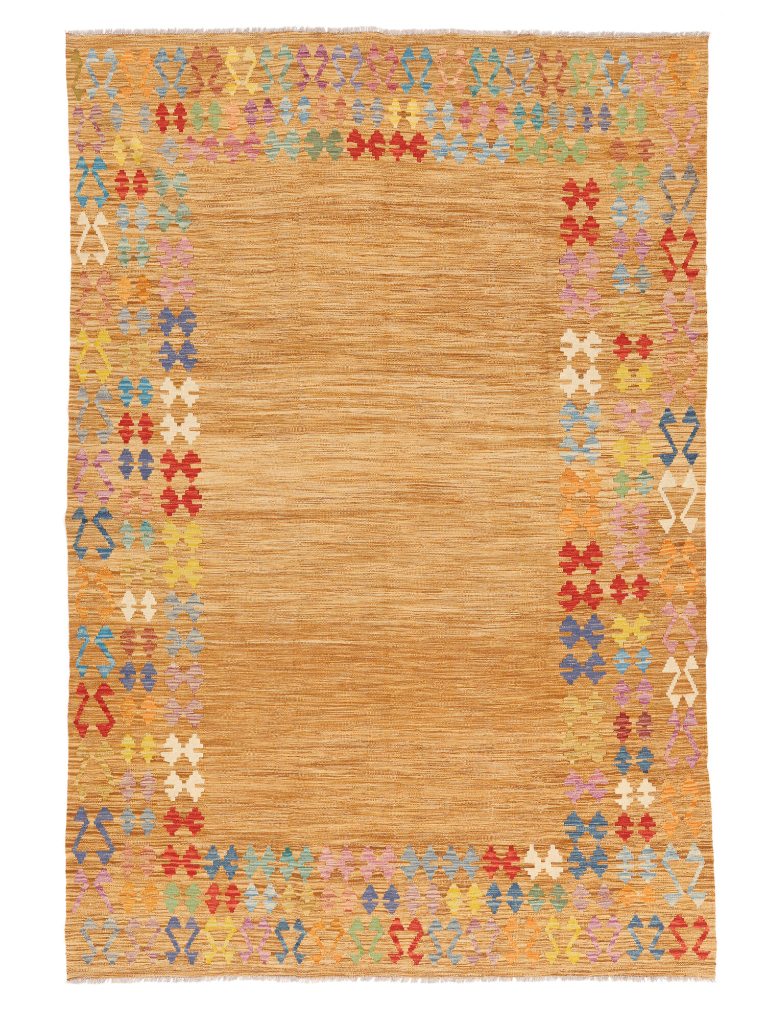 Kelim Afghan Old Stil Teppich 202×303