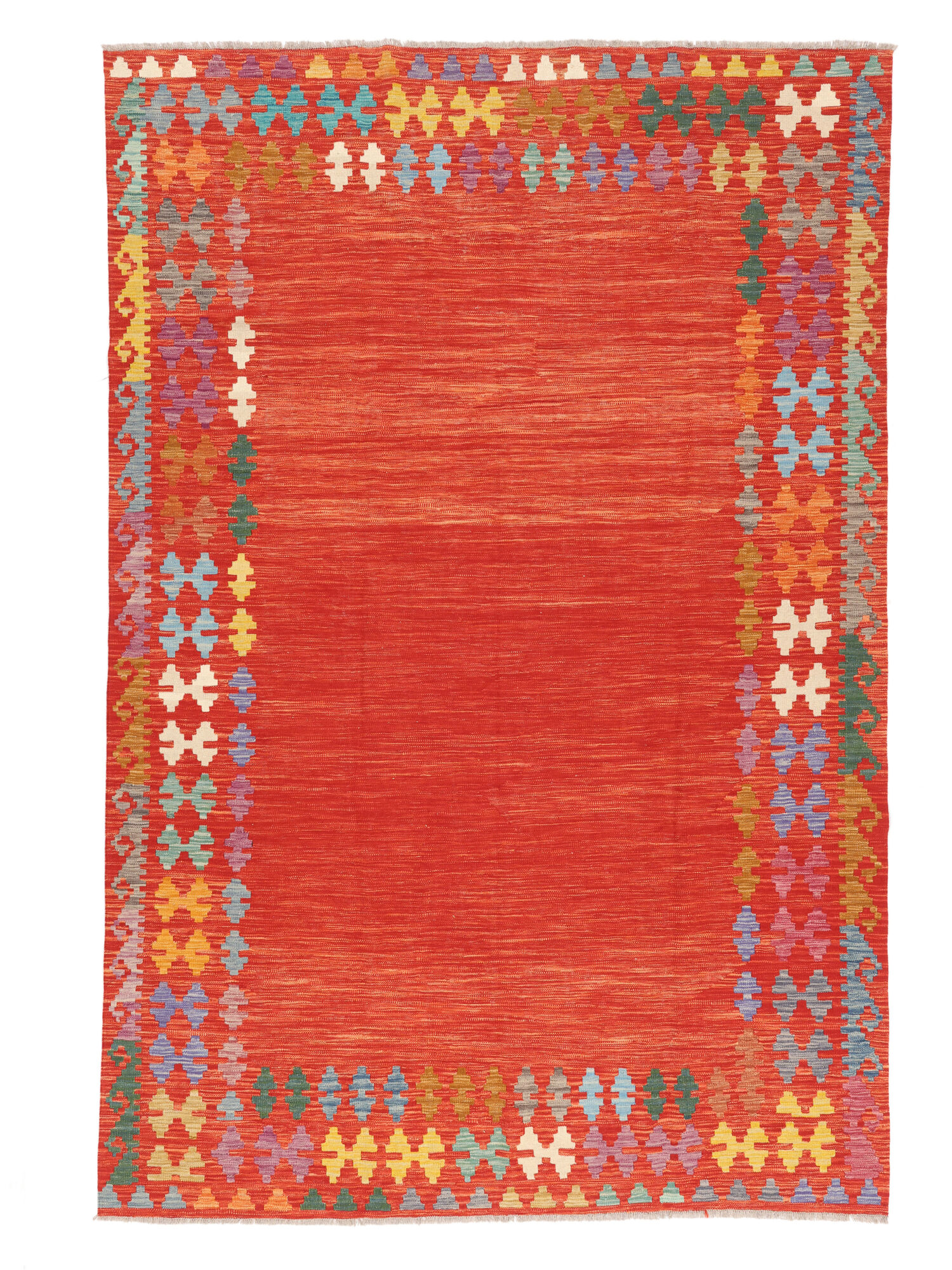 Kelim Afghan Old Stil Teppich 206×303