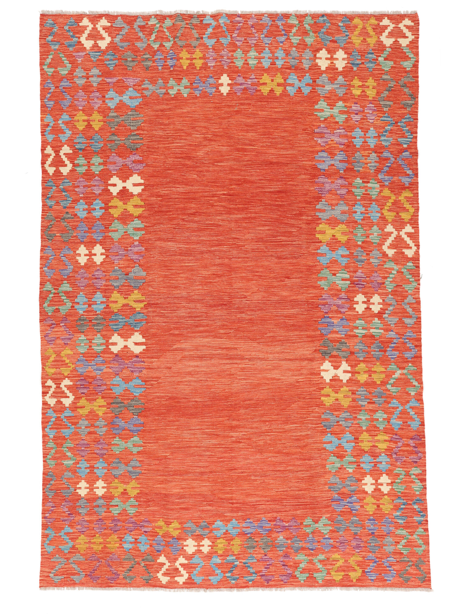 Kelim Afghan Old Stil Teppich 207×305