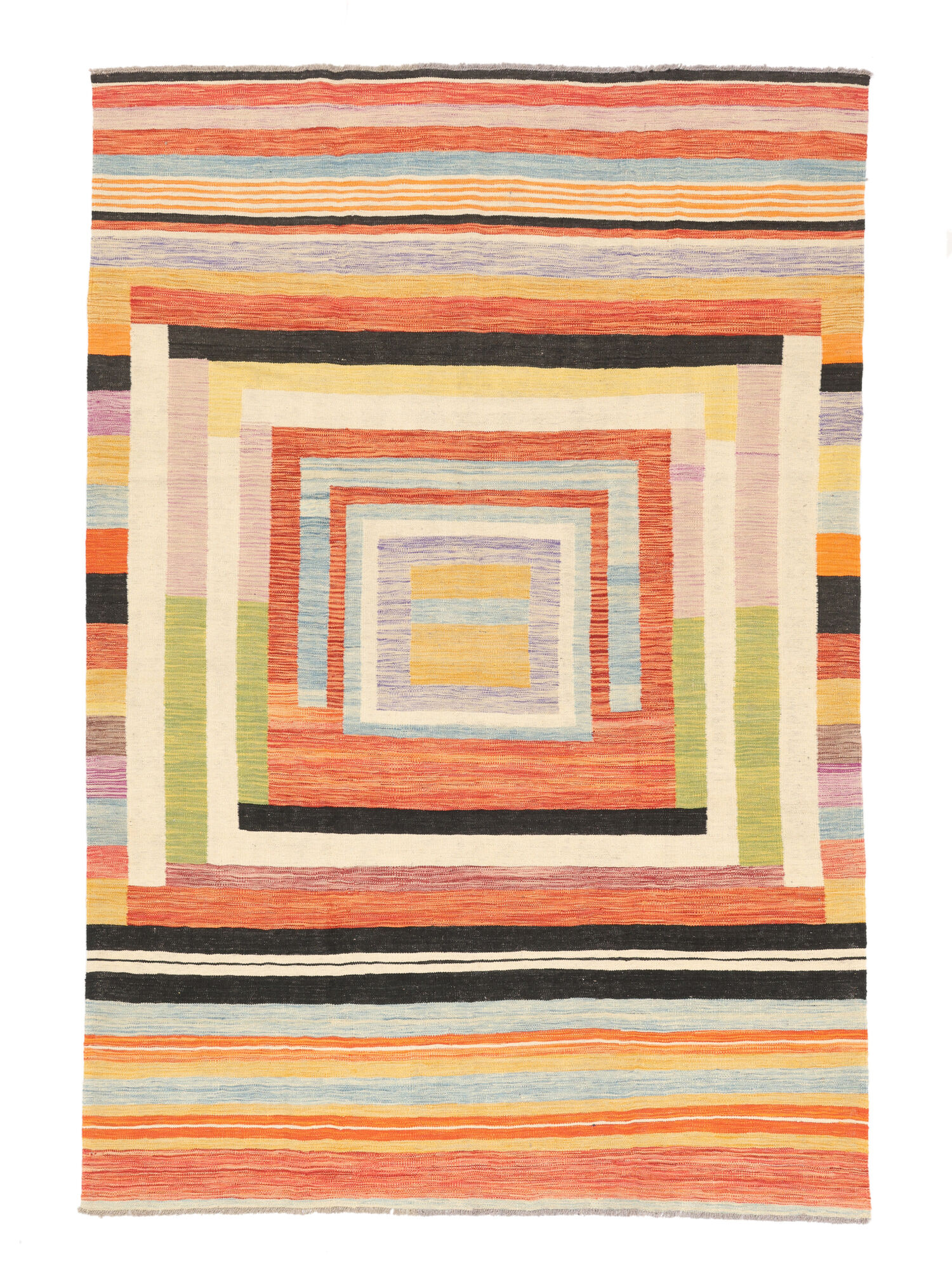 Kelim Modern Teppich 203×303