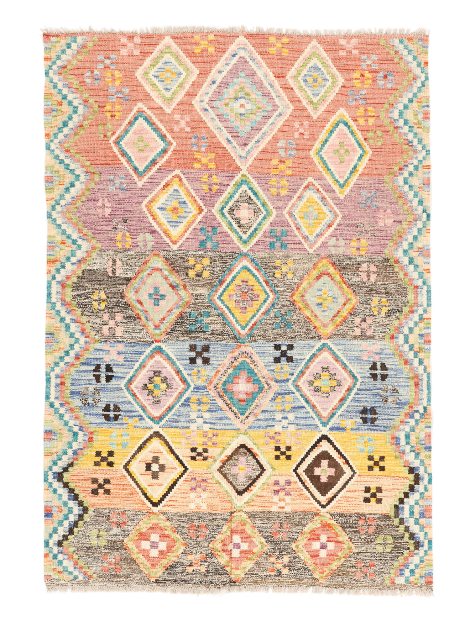 Kelim Berber Stil Teppich 128×182