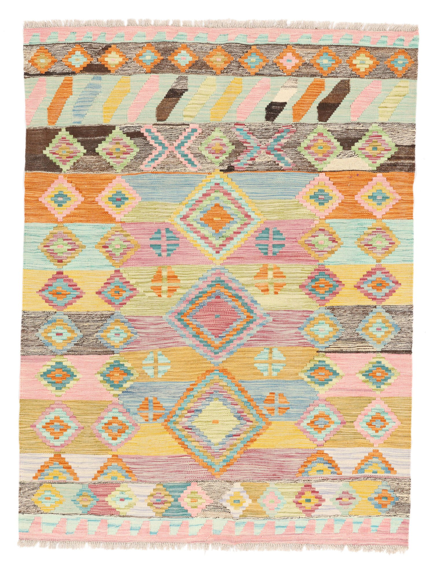 Kelim Berber Stil Teppich 125×168