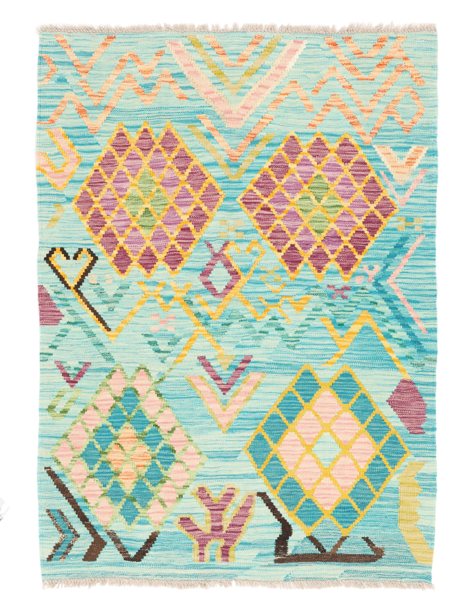 Kelim Berber Stil Teppich 101×146