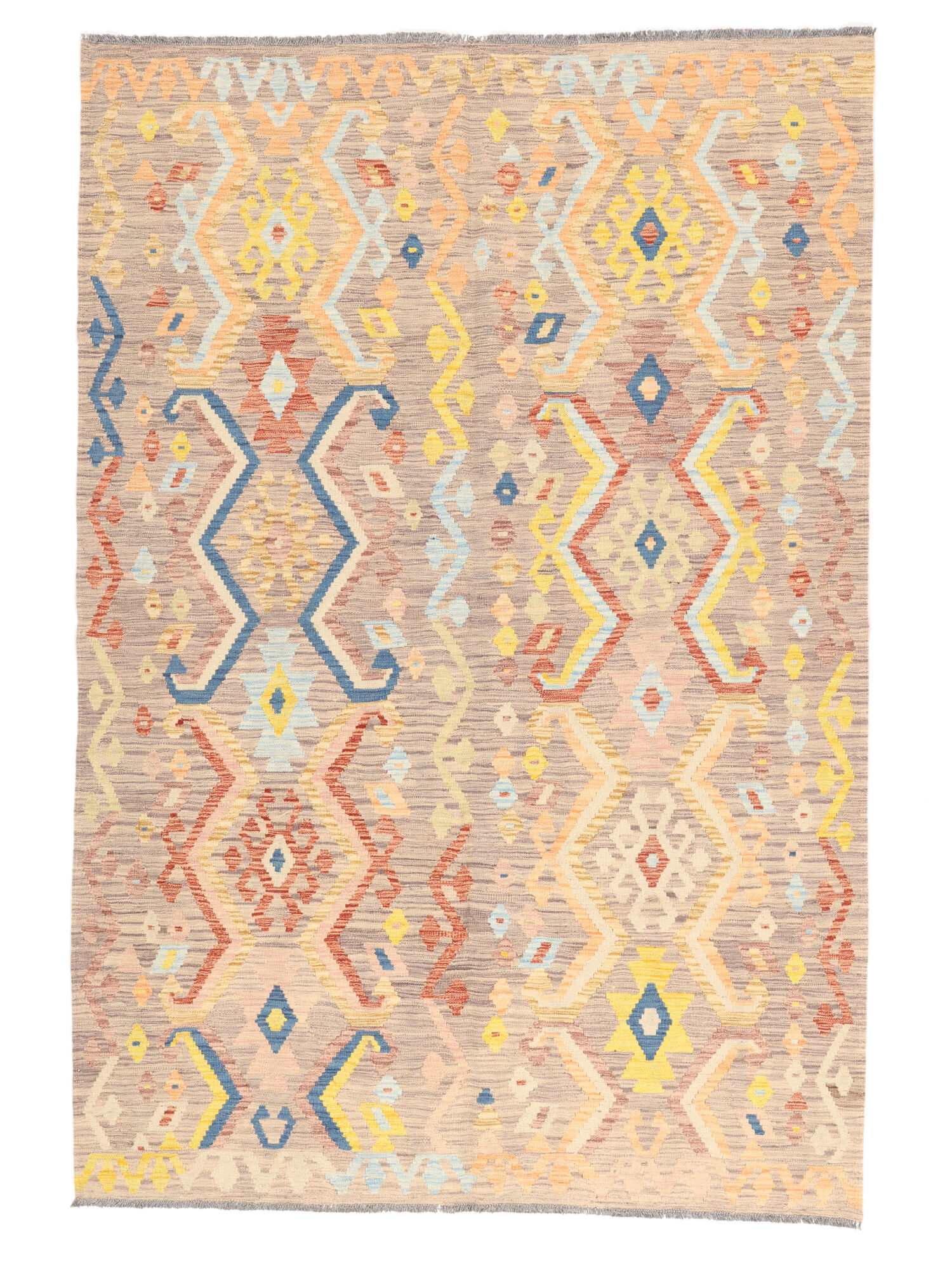 Kelim Afghan Old Stil Teppich 163×238