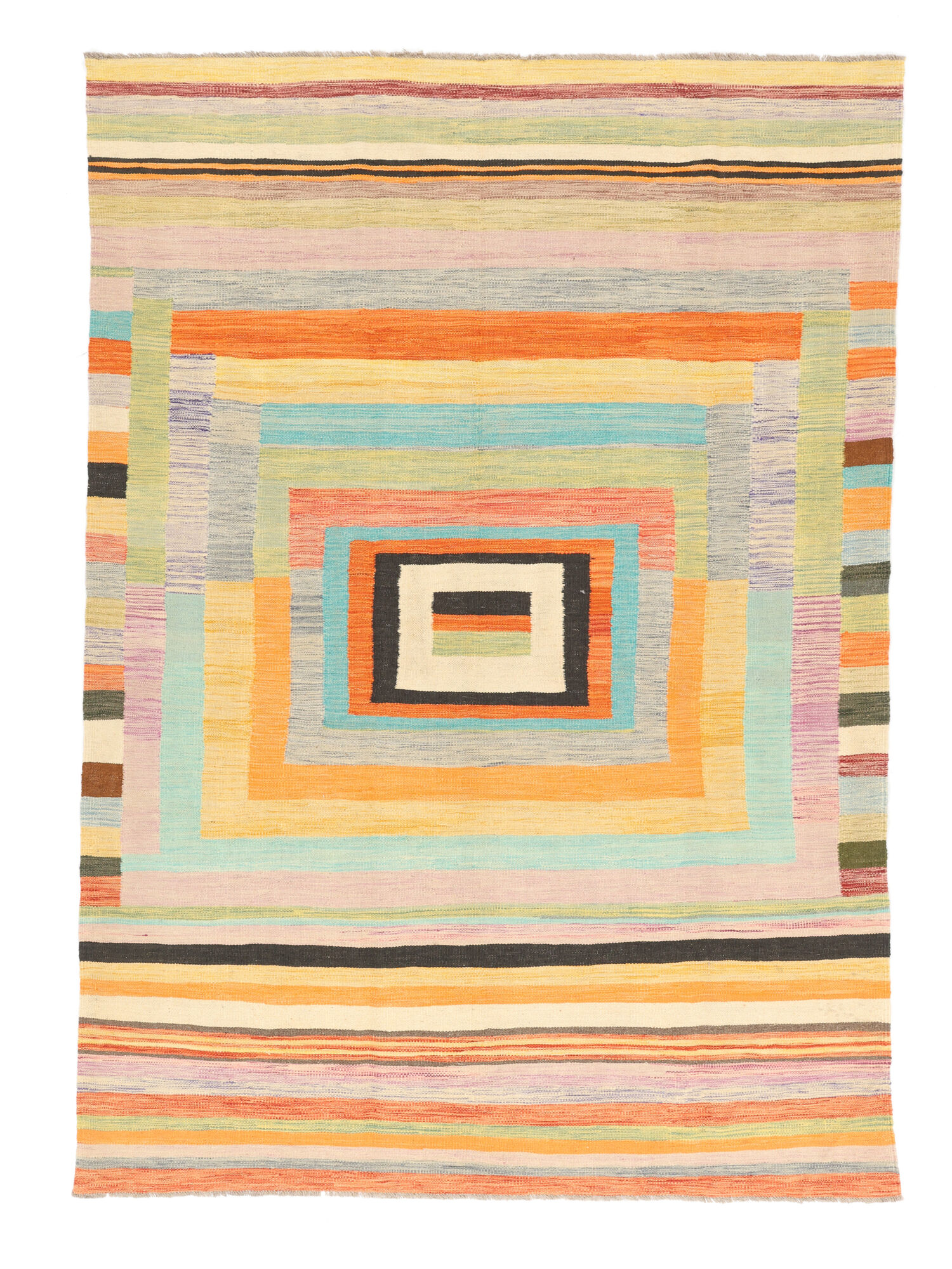 Kelim Modern Teppich 200×299