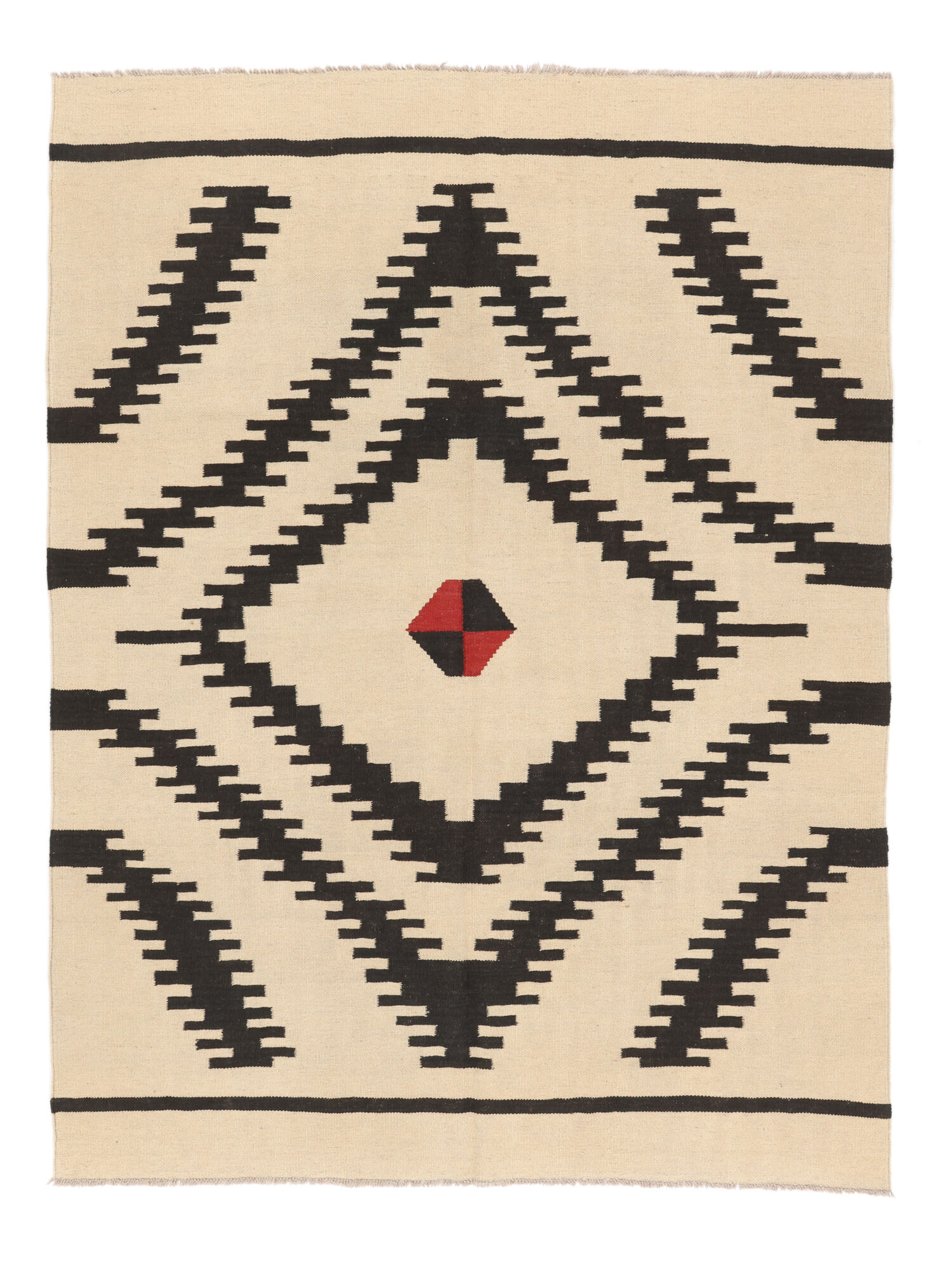 Kelim Modern Teppich 150×198