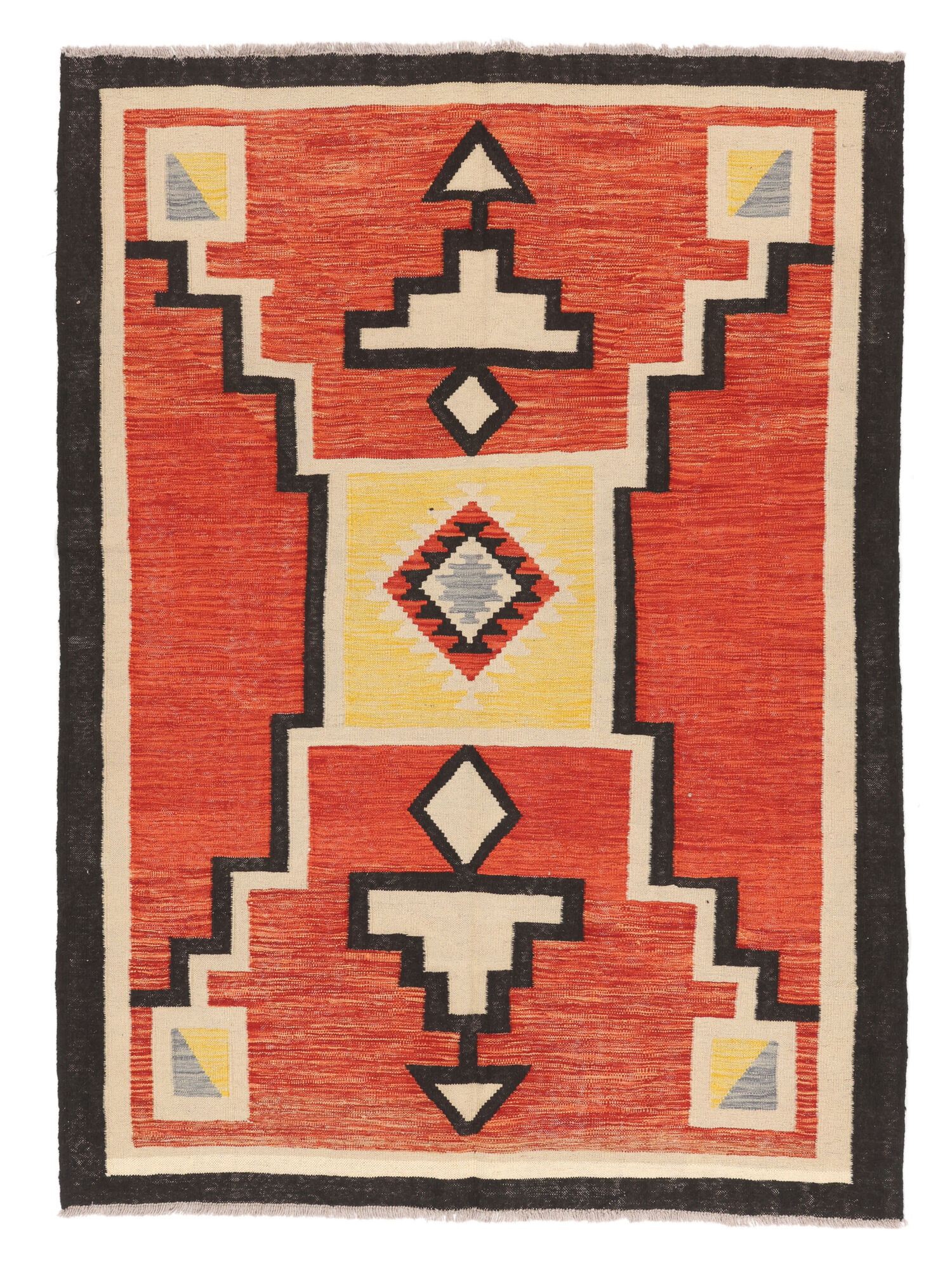 Kelim Modern Teppich 145×196