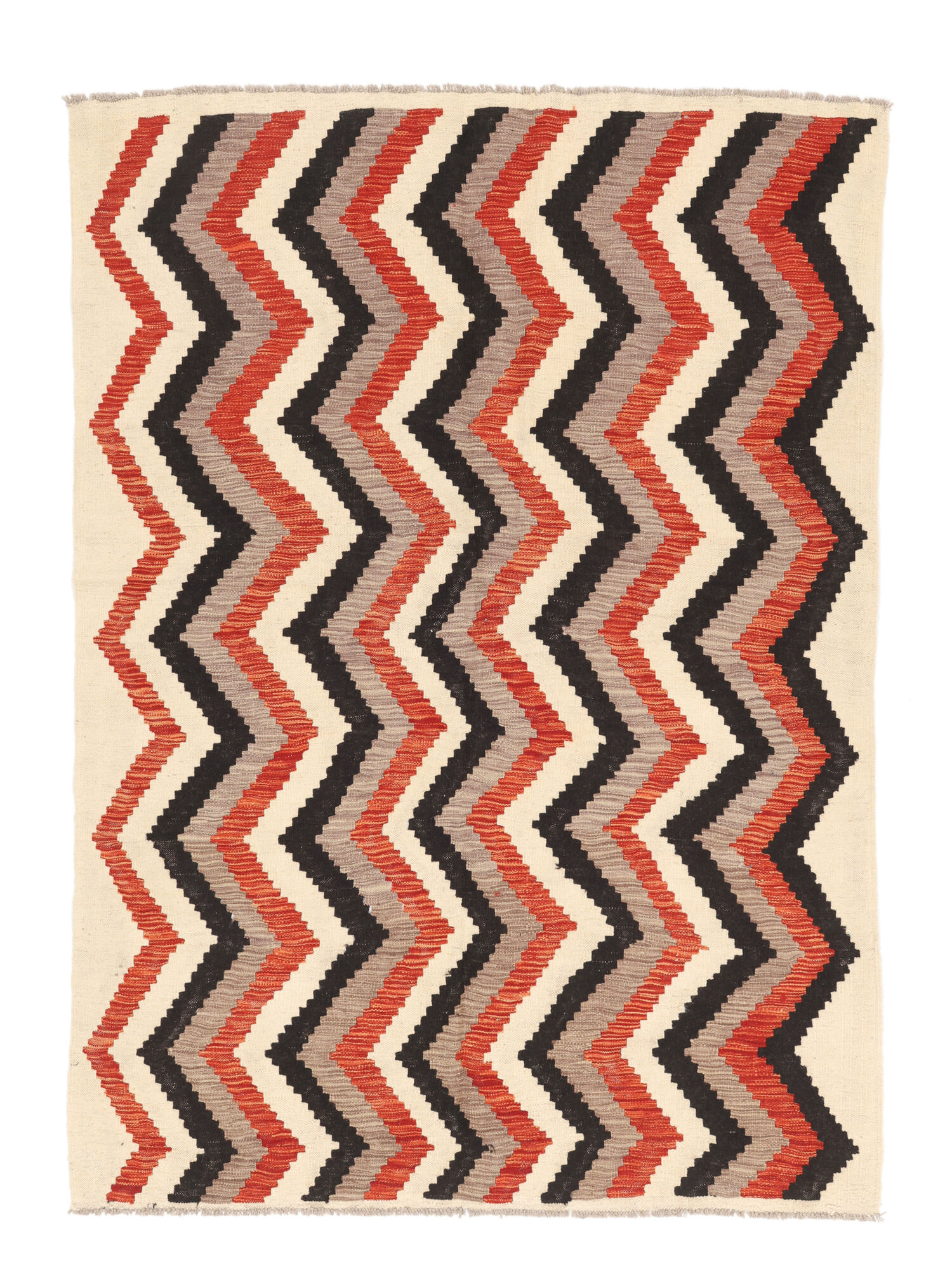 Kelim Modern Teppich 146×198