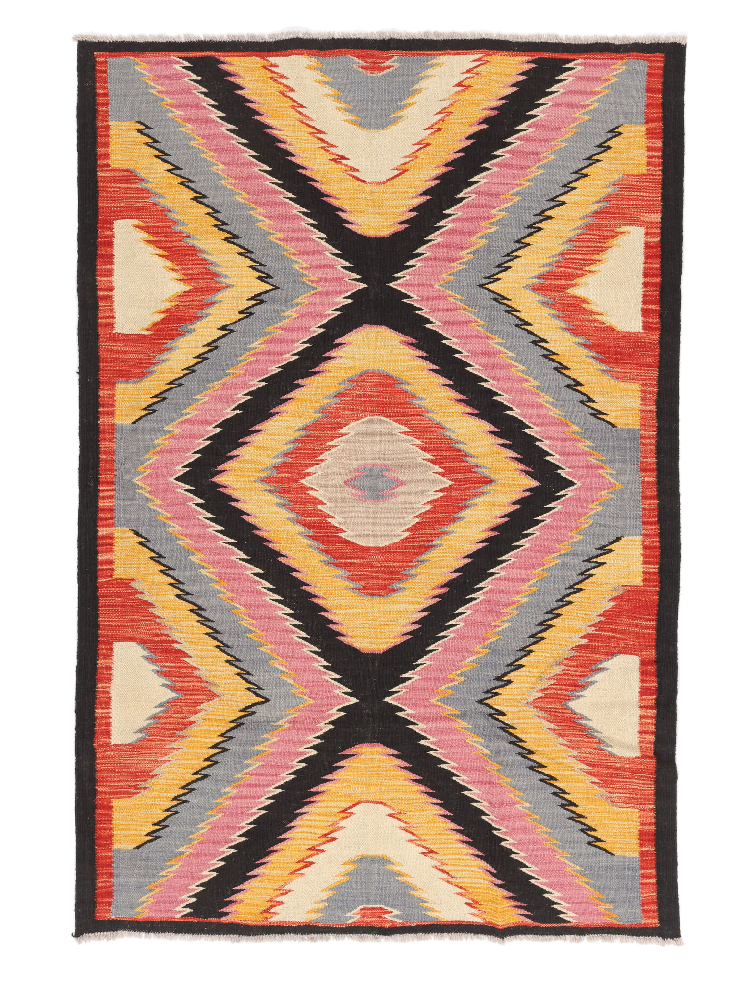 Kelim Modern Teppich 114×174