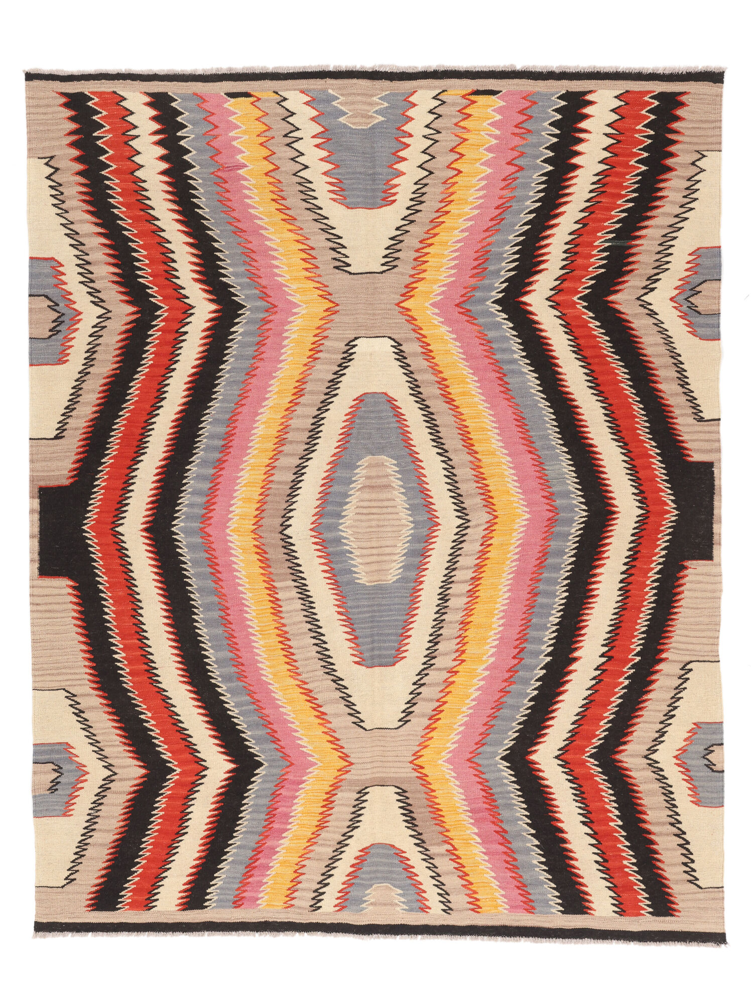 Kelim Modern Teppich 158×198