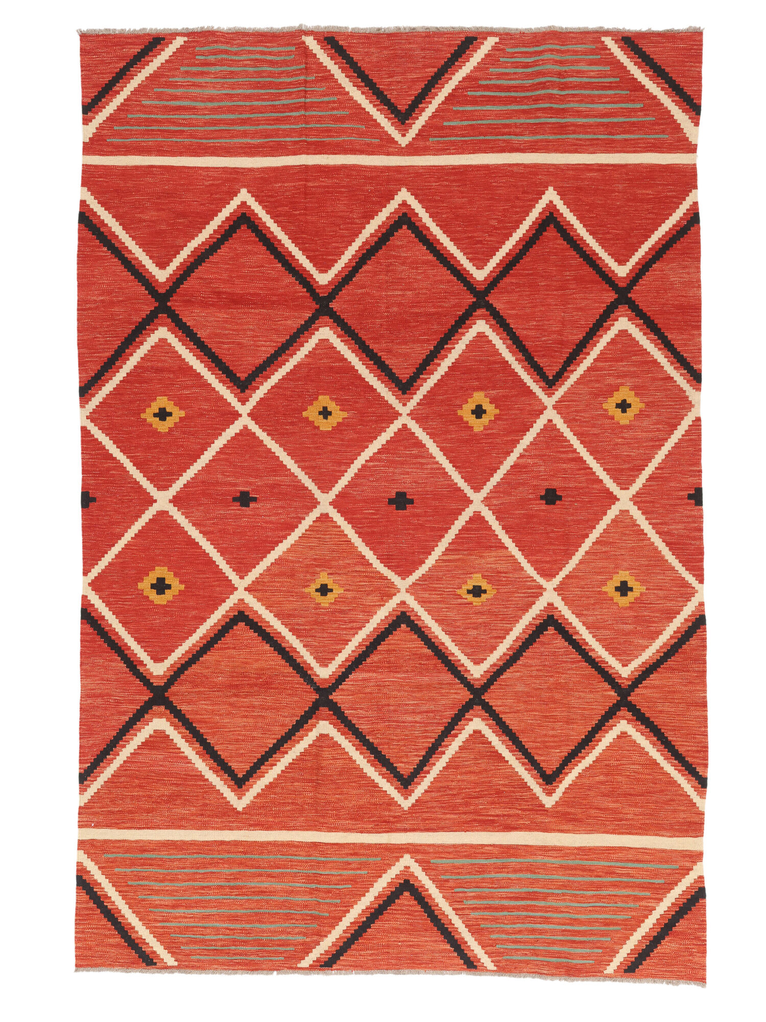 Kelim Modern Teppich 202×302