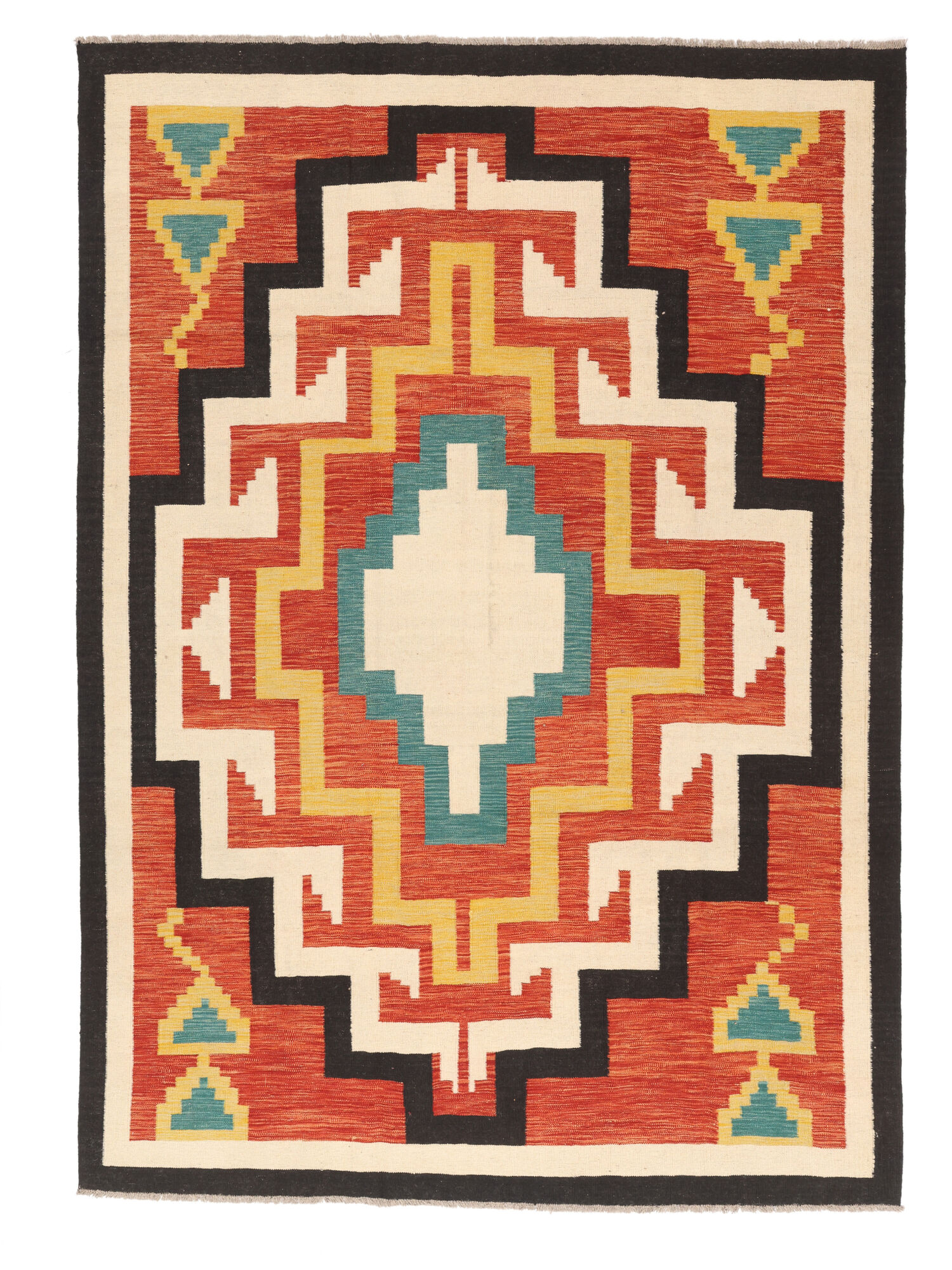 Kelim Modern Teppich 206×294