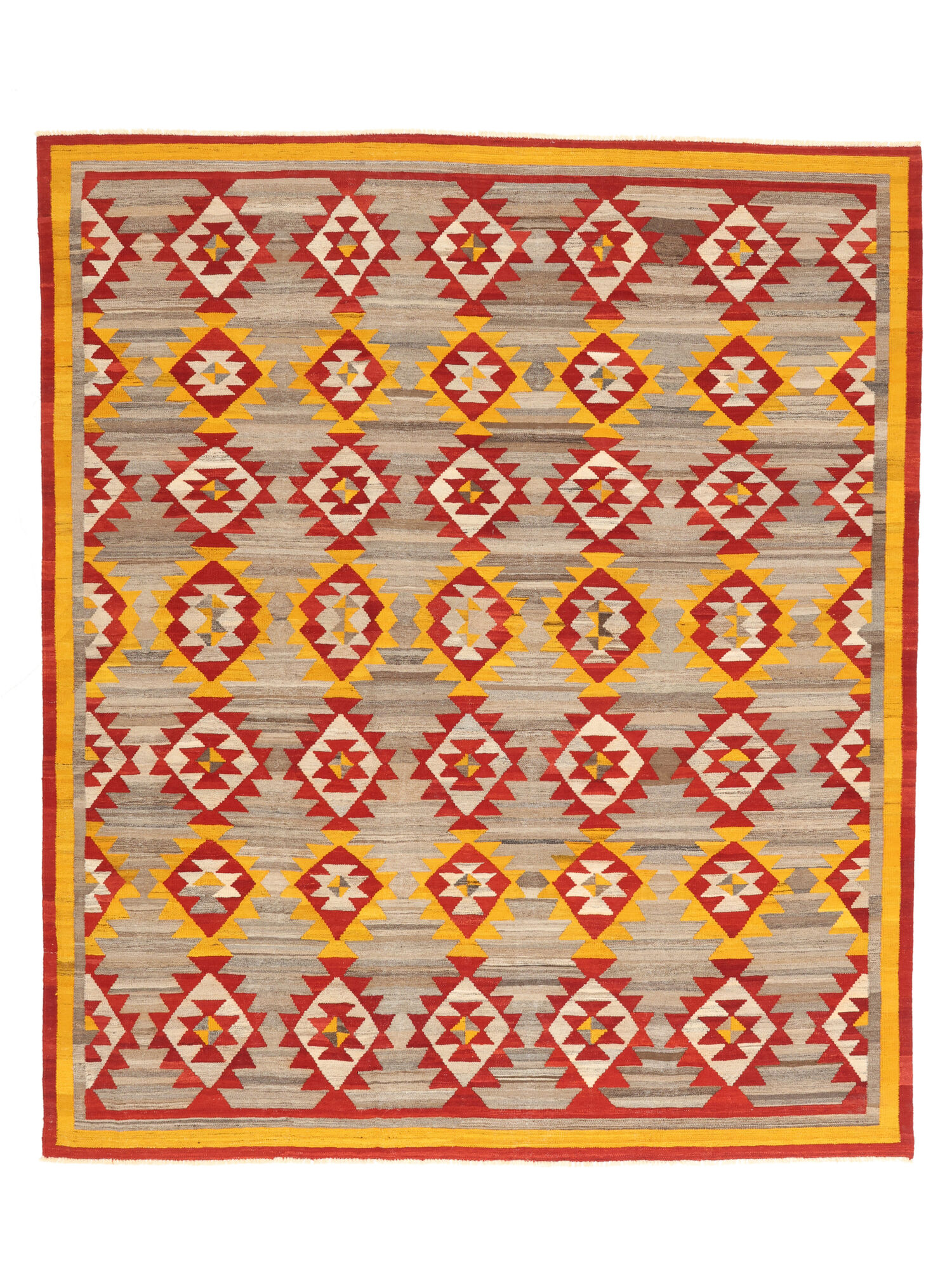 Kelim Modern Teppich 248×288