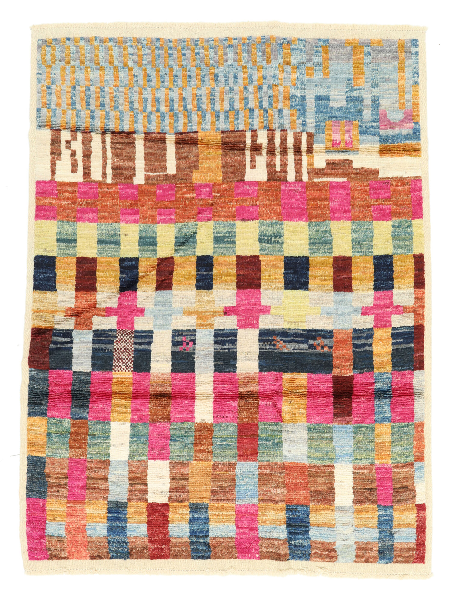 Berber Colourful Matta 129x165
