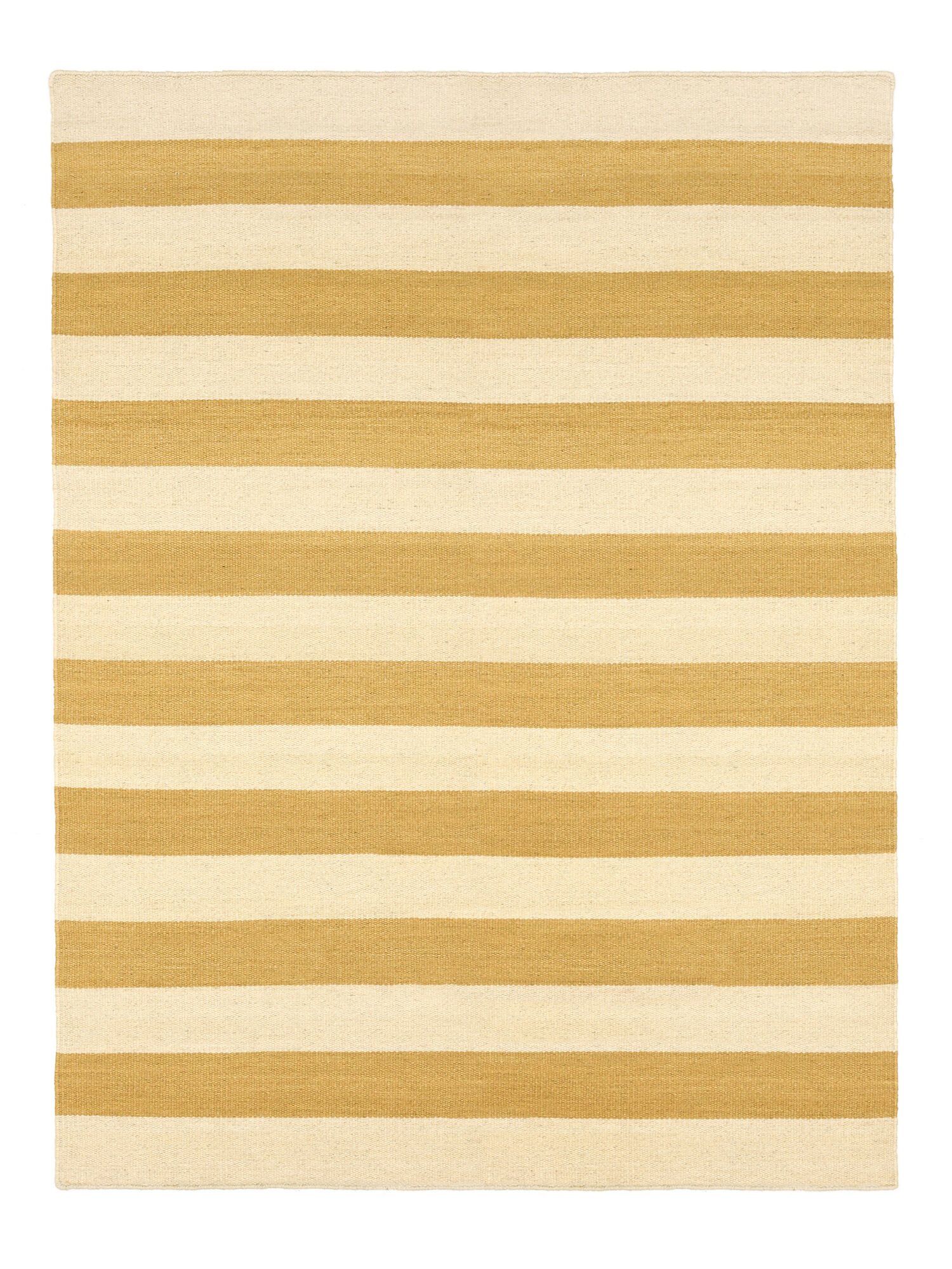 Classic Stripe Matta - Gul / Ljusgul 140x200