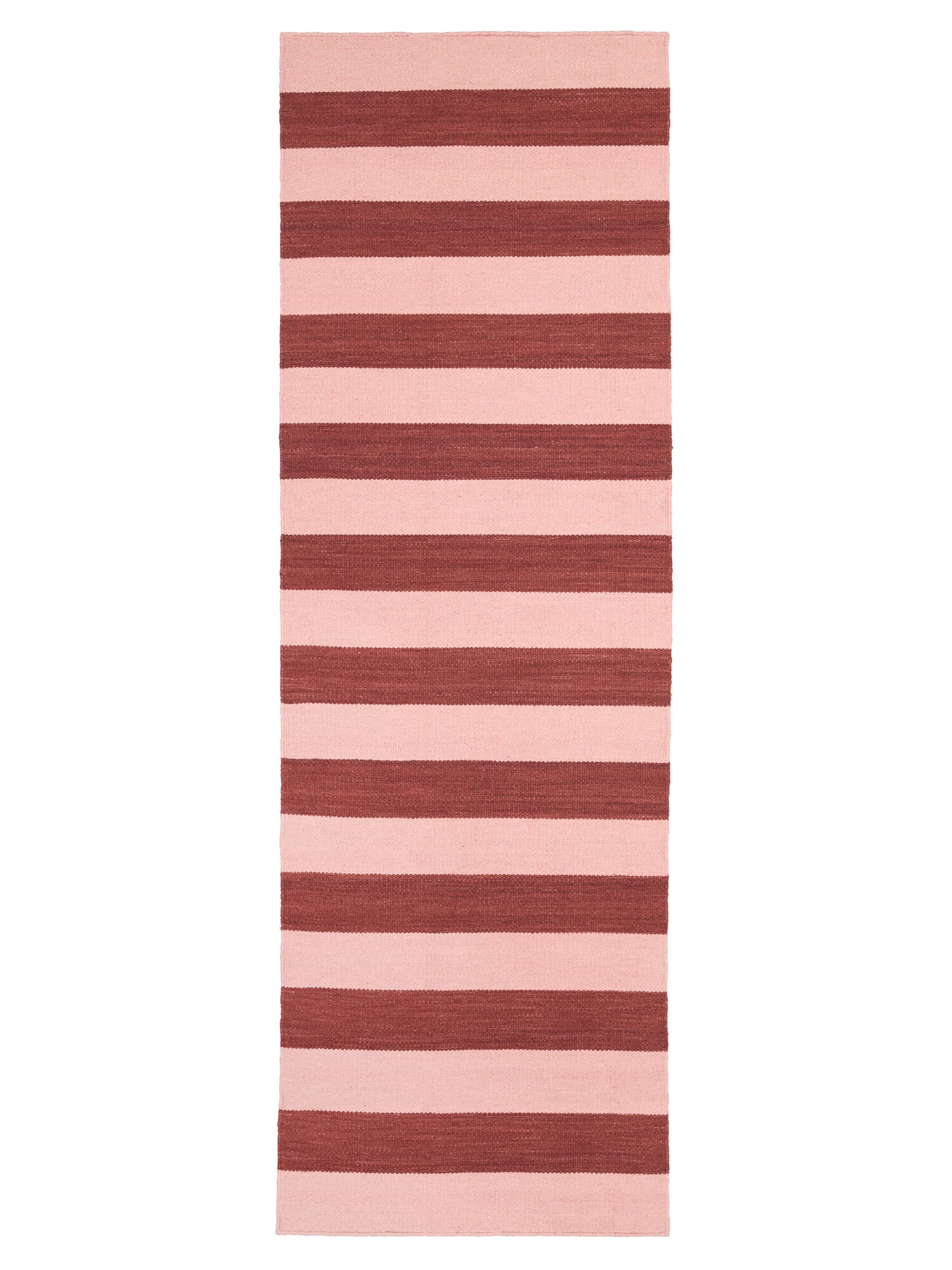 Classic Stripe Matta - Röd / Rosa 80x250