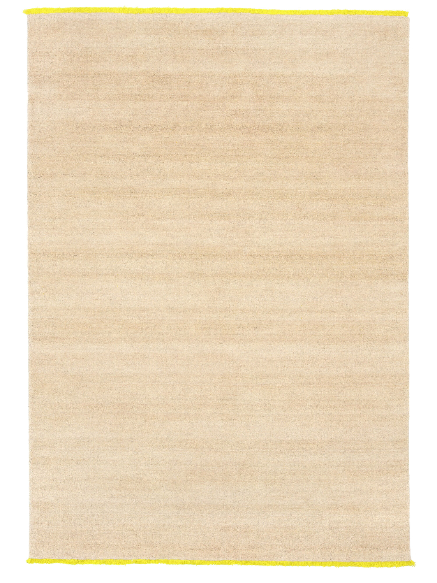 Moderna lugg Matta - Beige / Gul 200x300