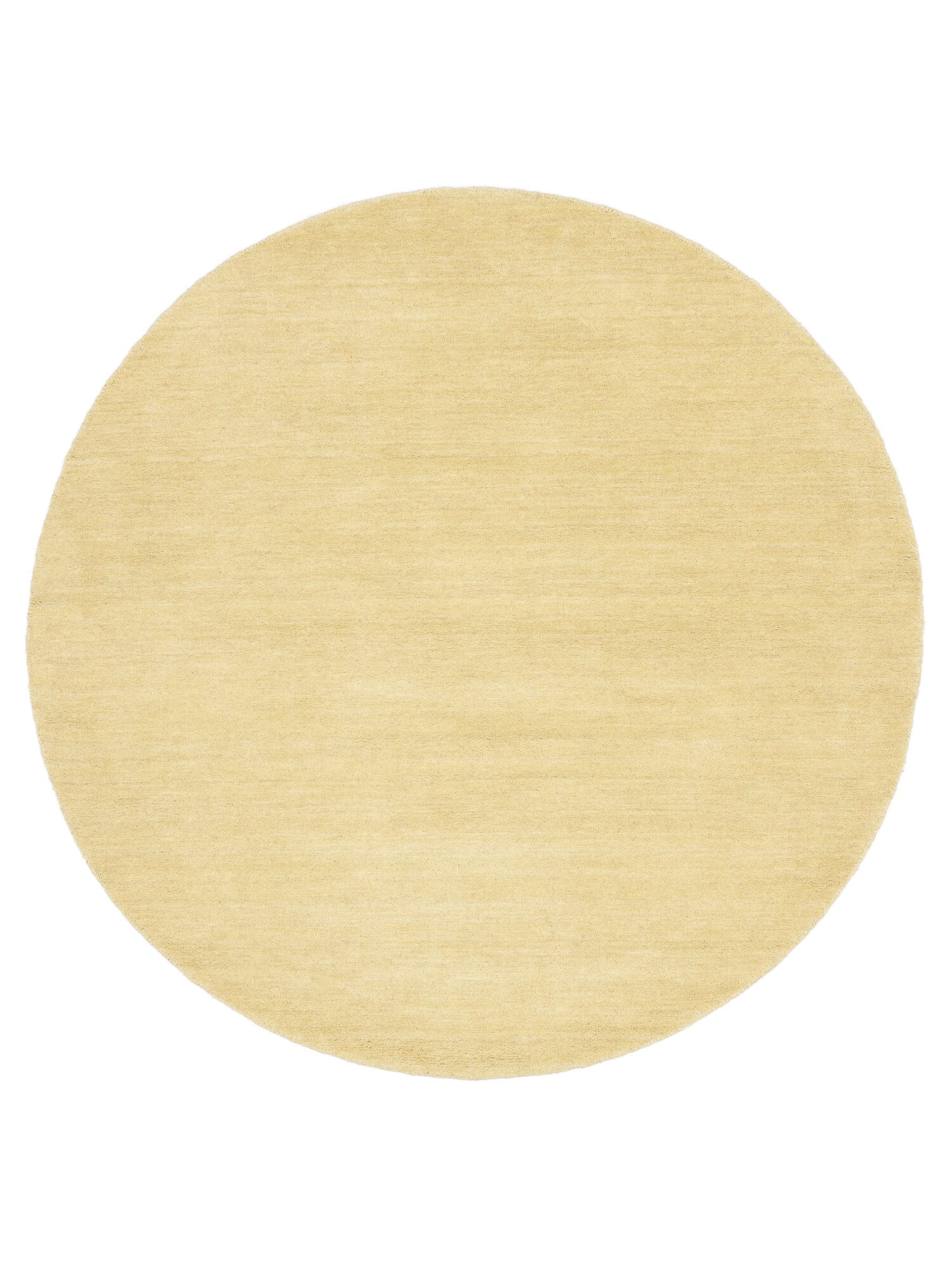 Handloom Matta - Dov gul Ø 100