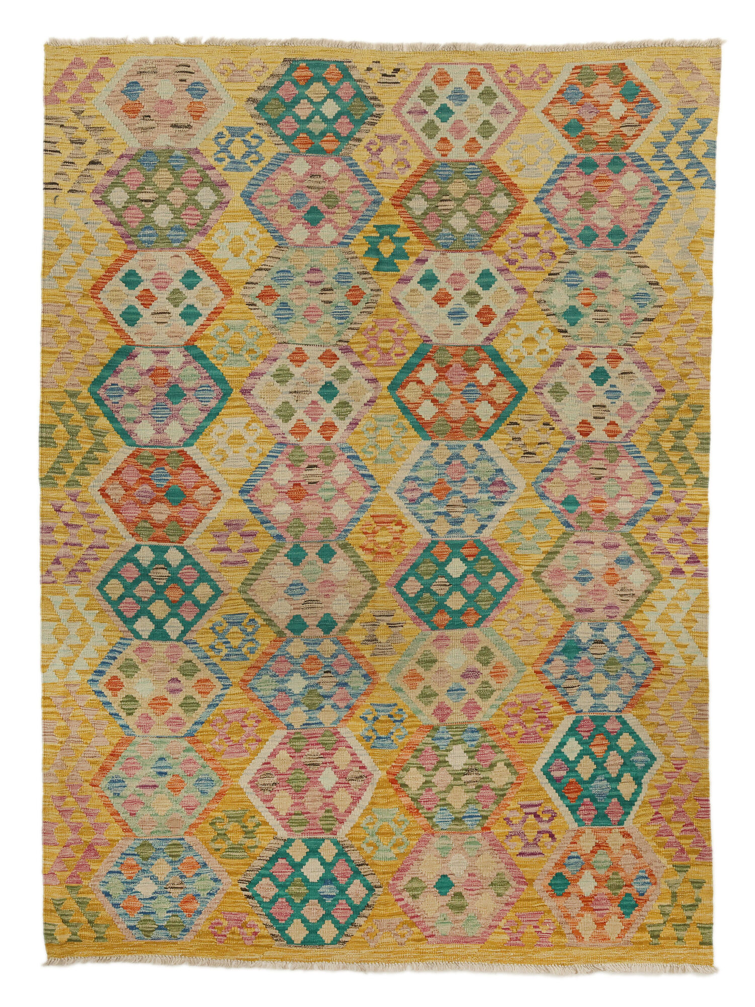 Kelim Afghan Old Stil Teppich 185×251