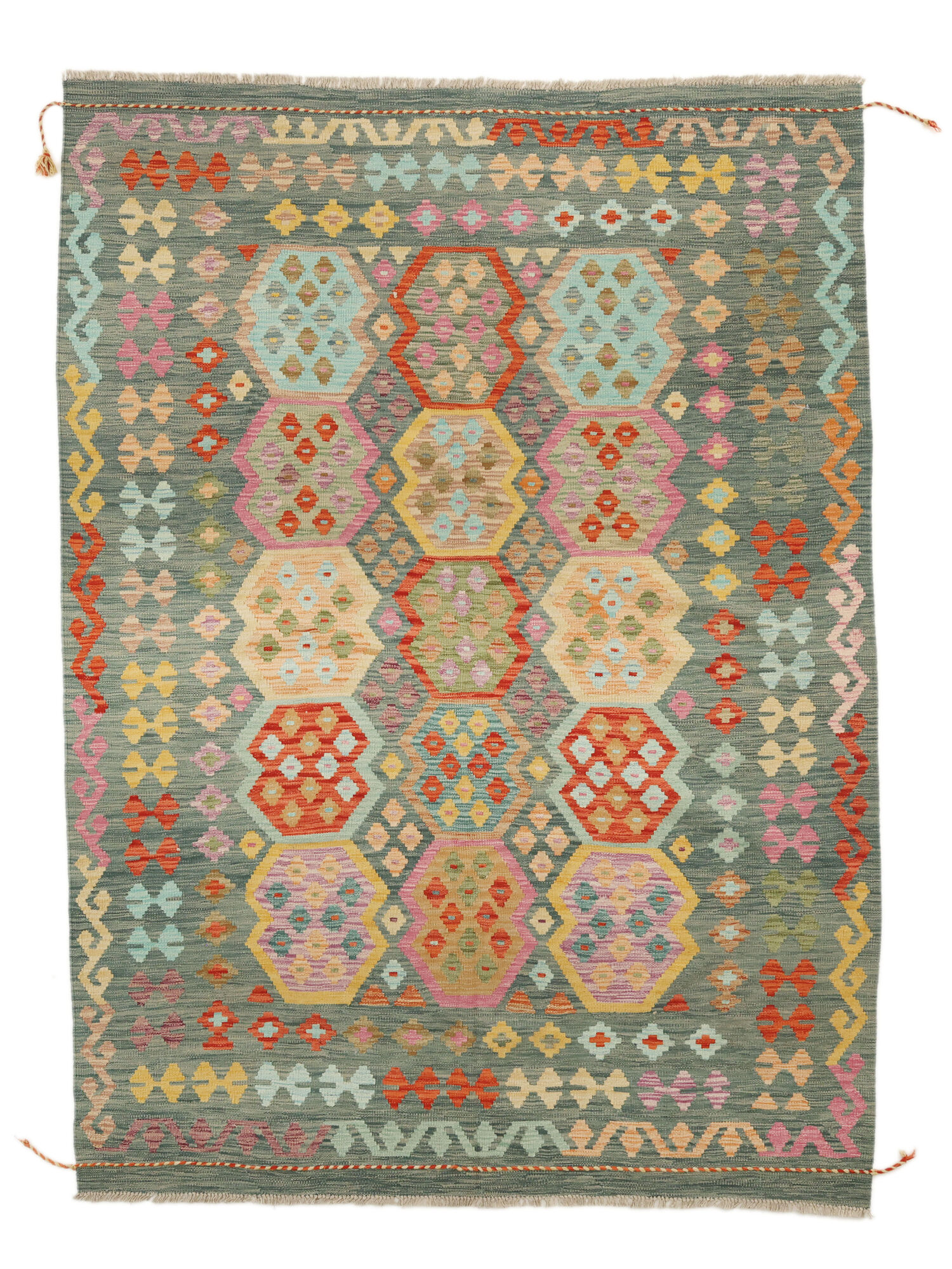 Kelim Afghan Old Stil Teppich 178×245