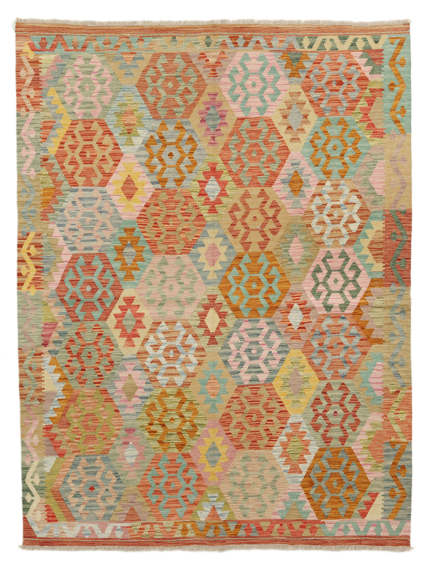 Kelim Afghan Old Stil Teppich 177×233