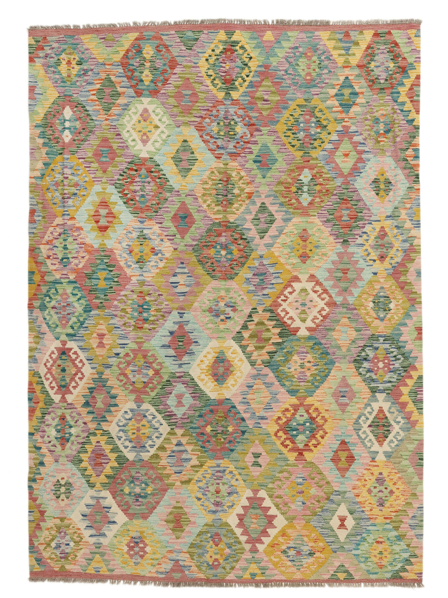 Kelim Afghan Old Stil Teppich 178×247