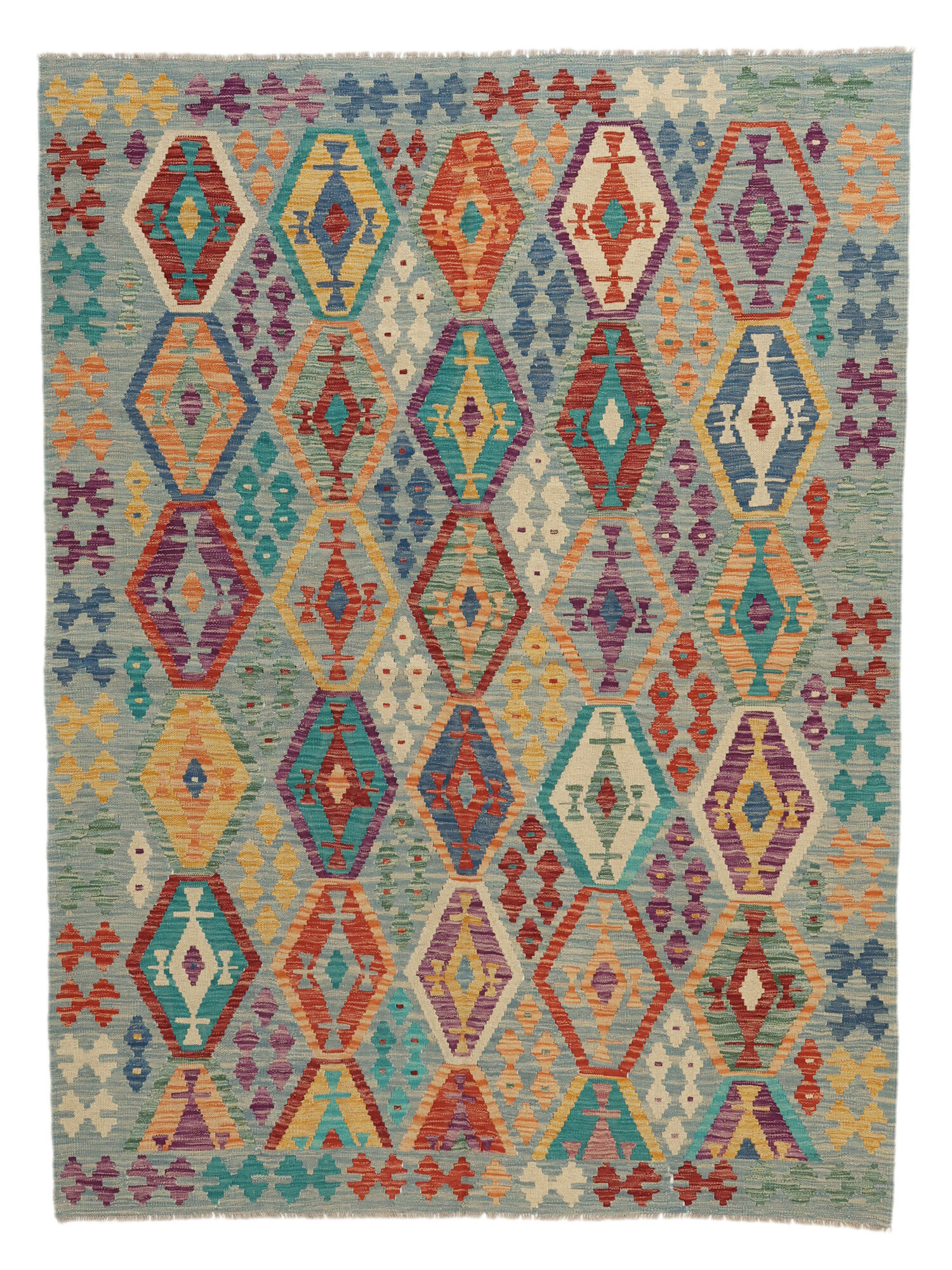 Kelim Afghan Old Stil Teppich 174×234