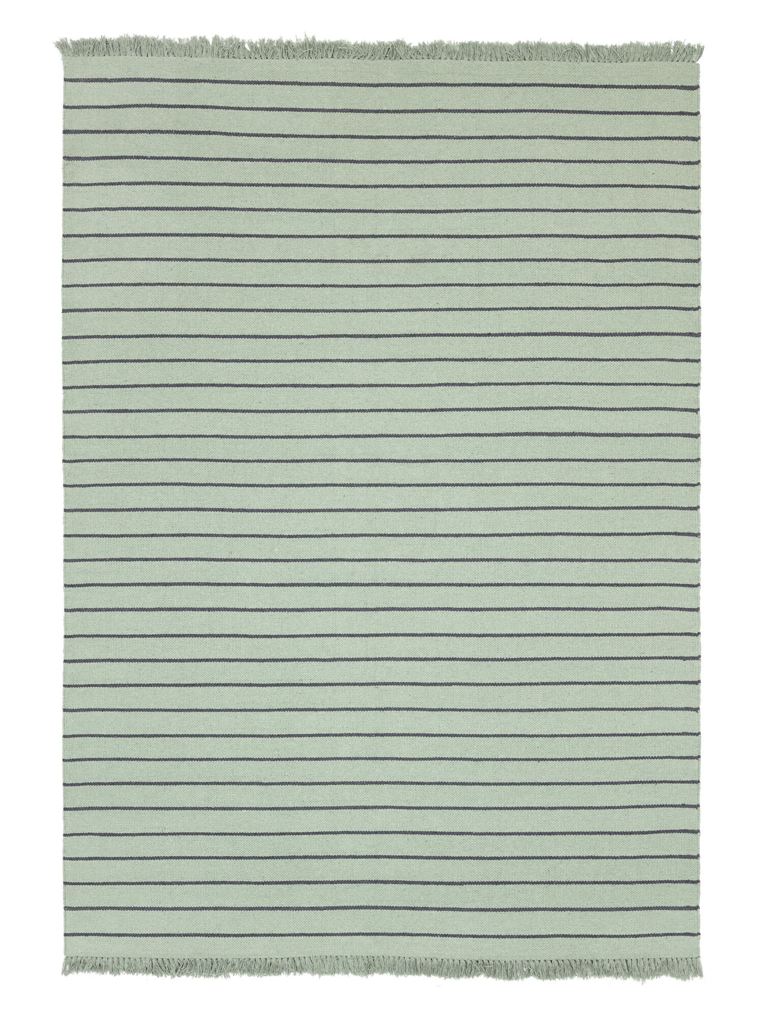 Lise Matta - Grön / Mörkgrå 140x200