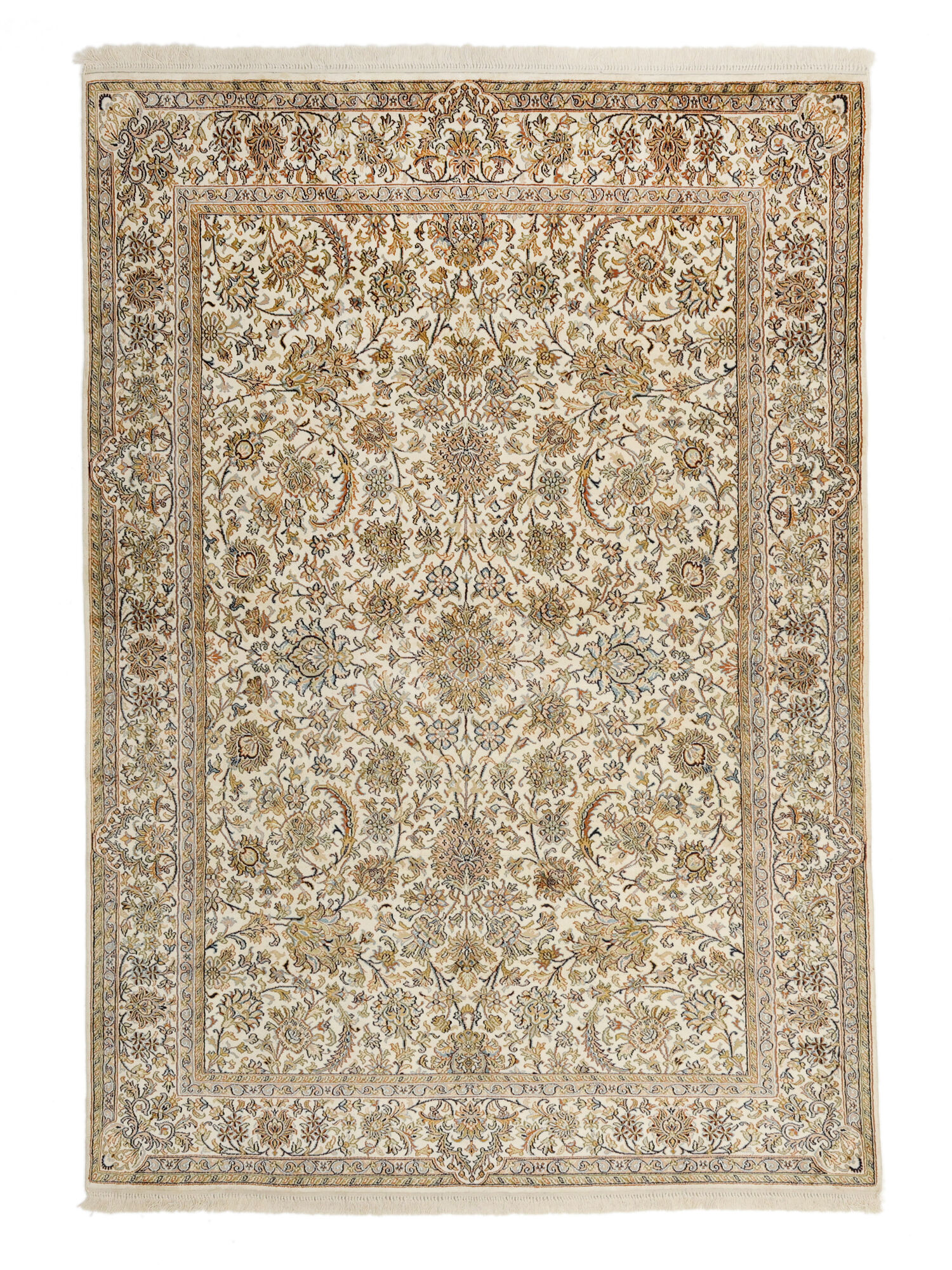 Kashmir äkta silke Matta 150x218