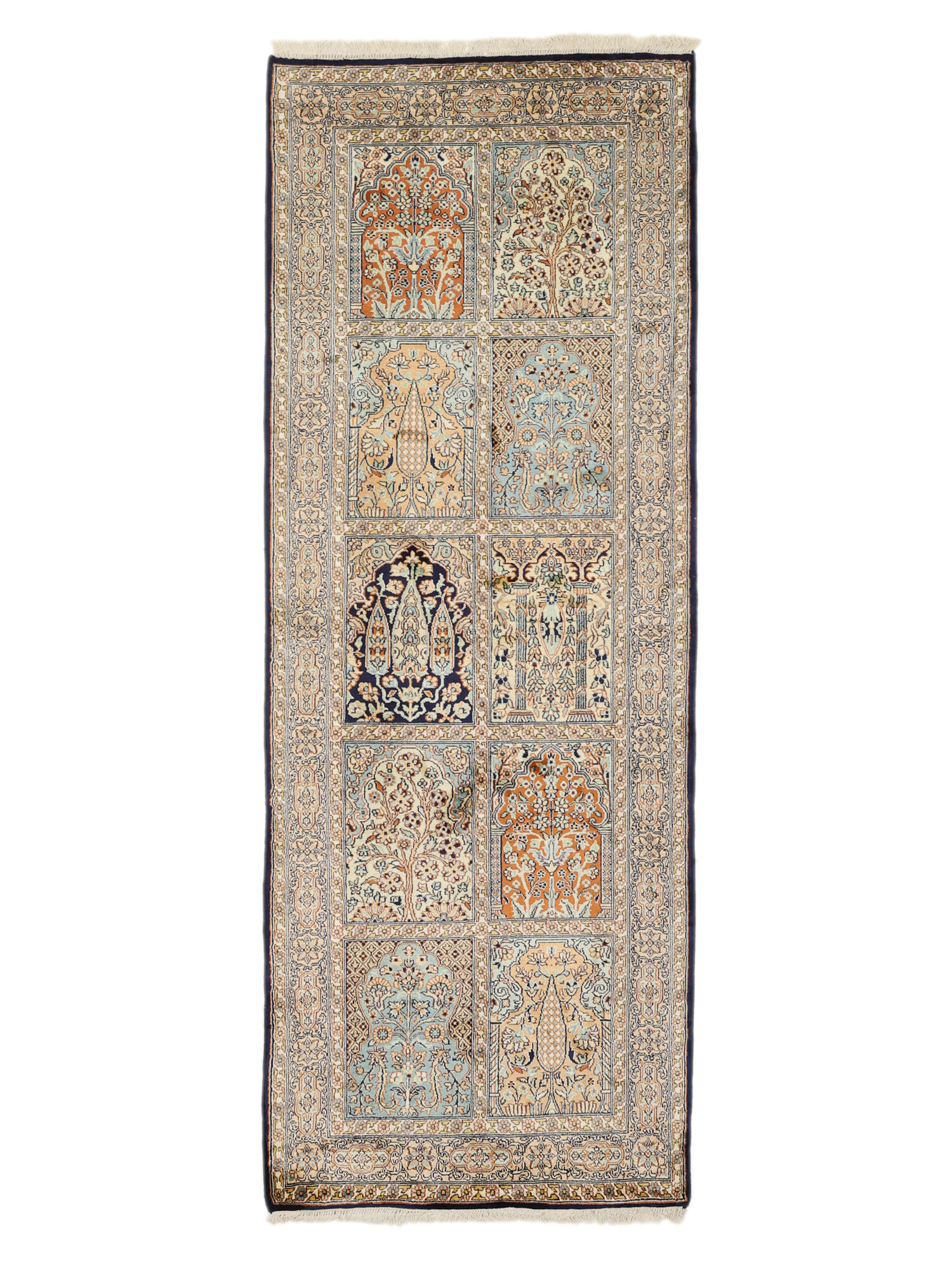 Kashmir äkta silke Matta 79x214