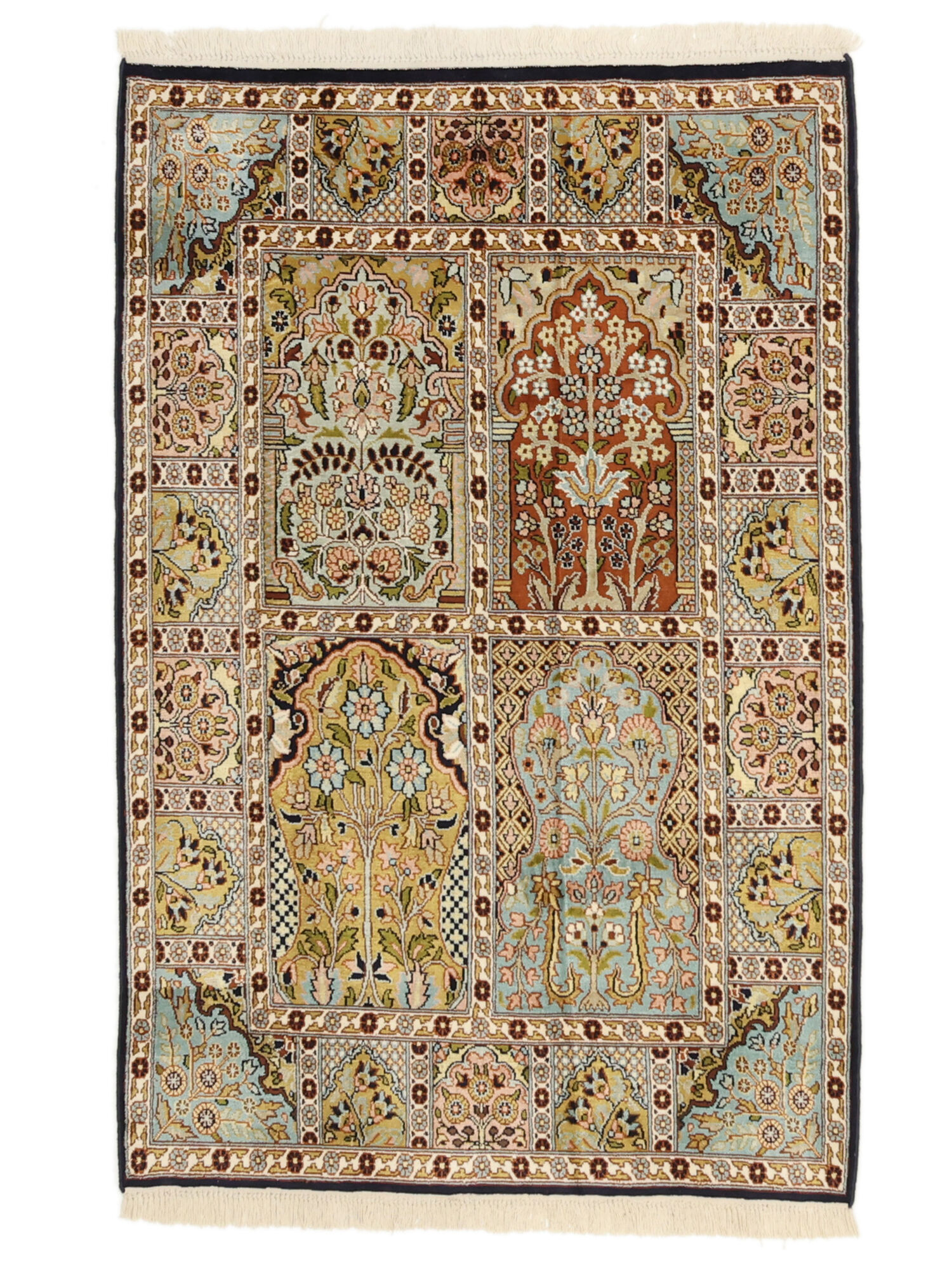 Kashmir äkta silke Matta 81x121
