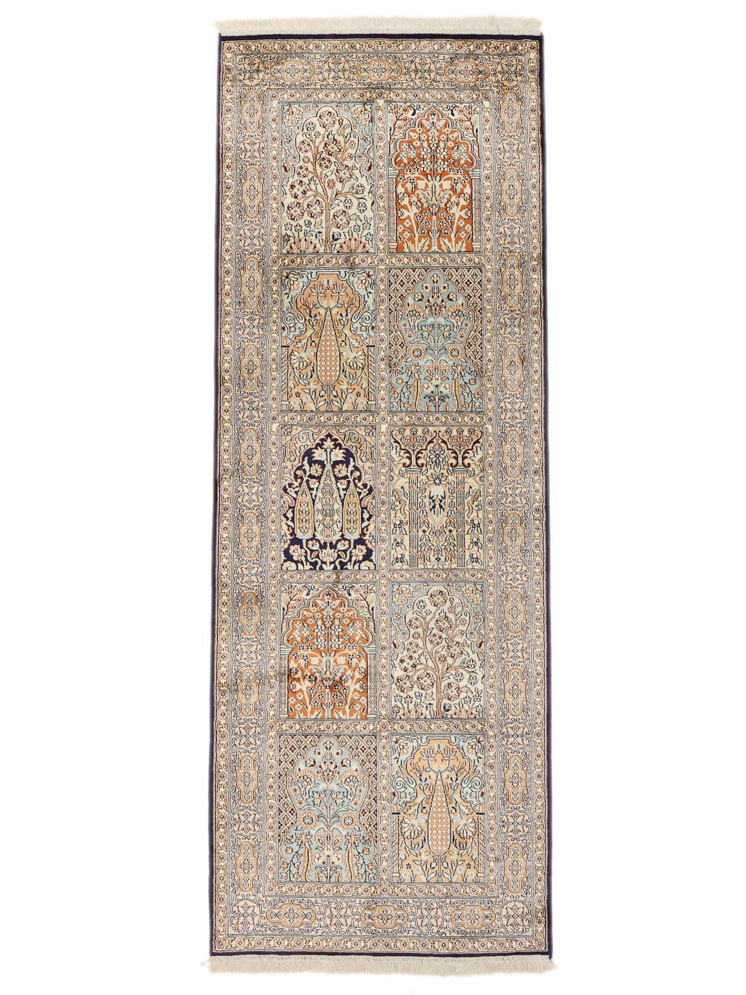 Kashmir äkta silke Matta 77x206
