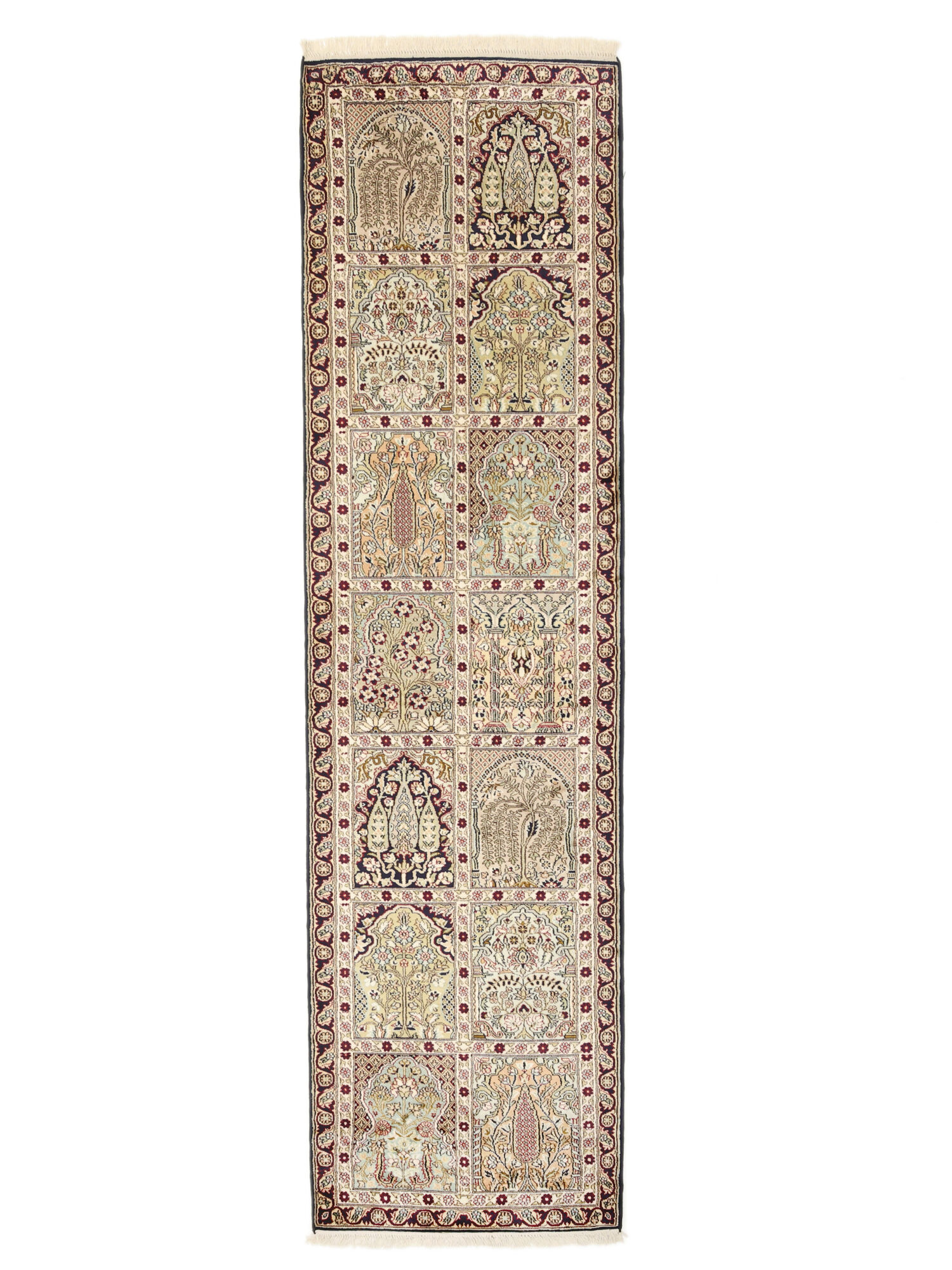 Kashmir äkta silke Matta 67x240